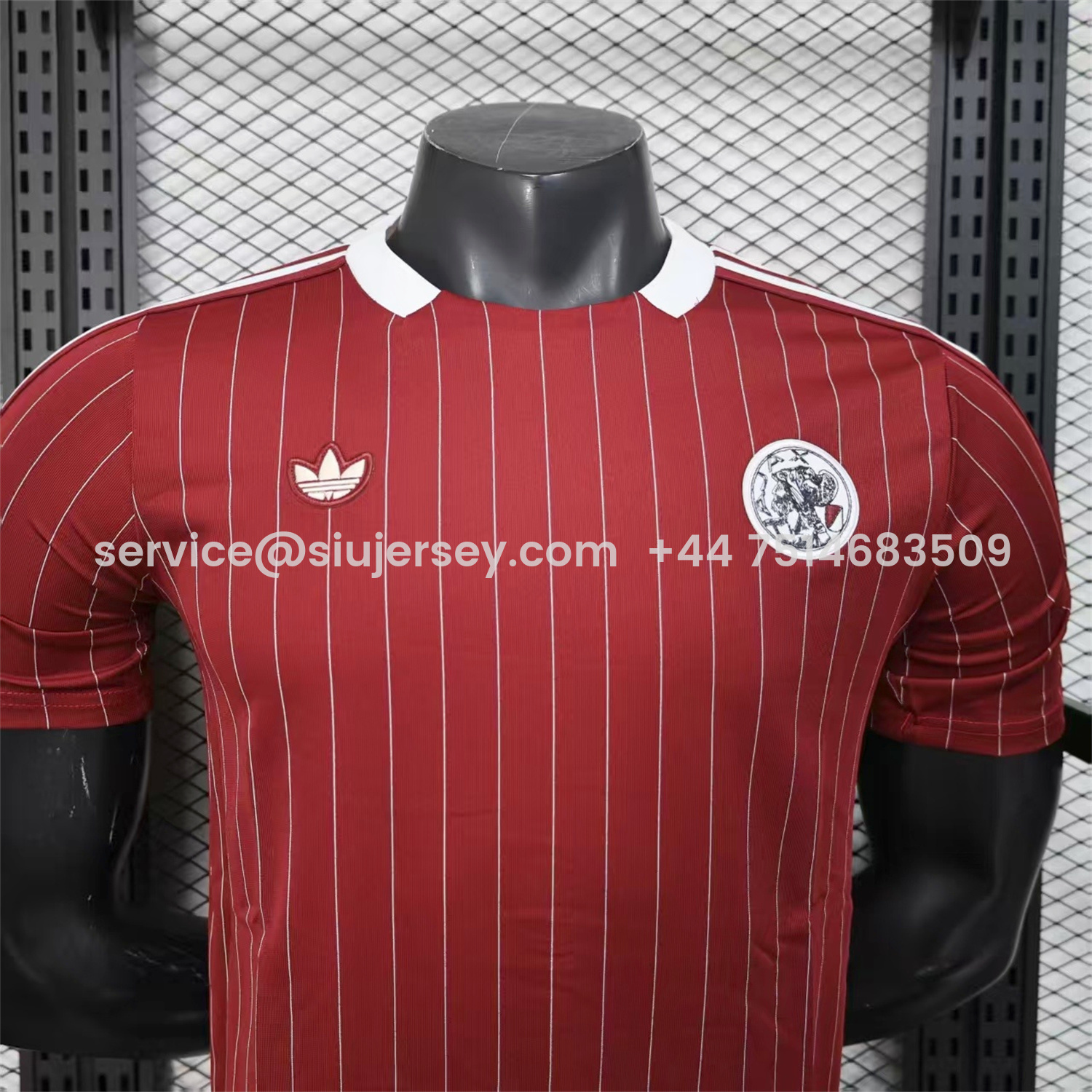 SIUjerseys-Ajax 25-26 Icon Range Travel Special Edition Red Jersey - Player Version