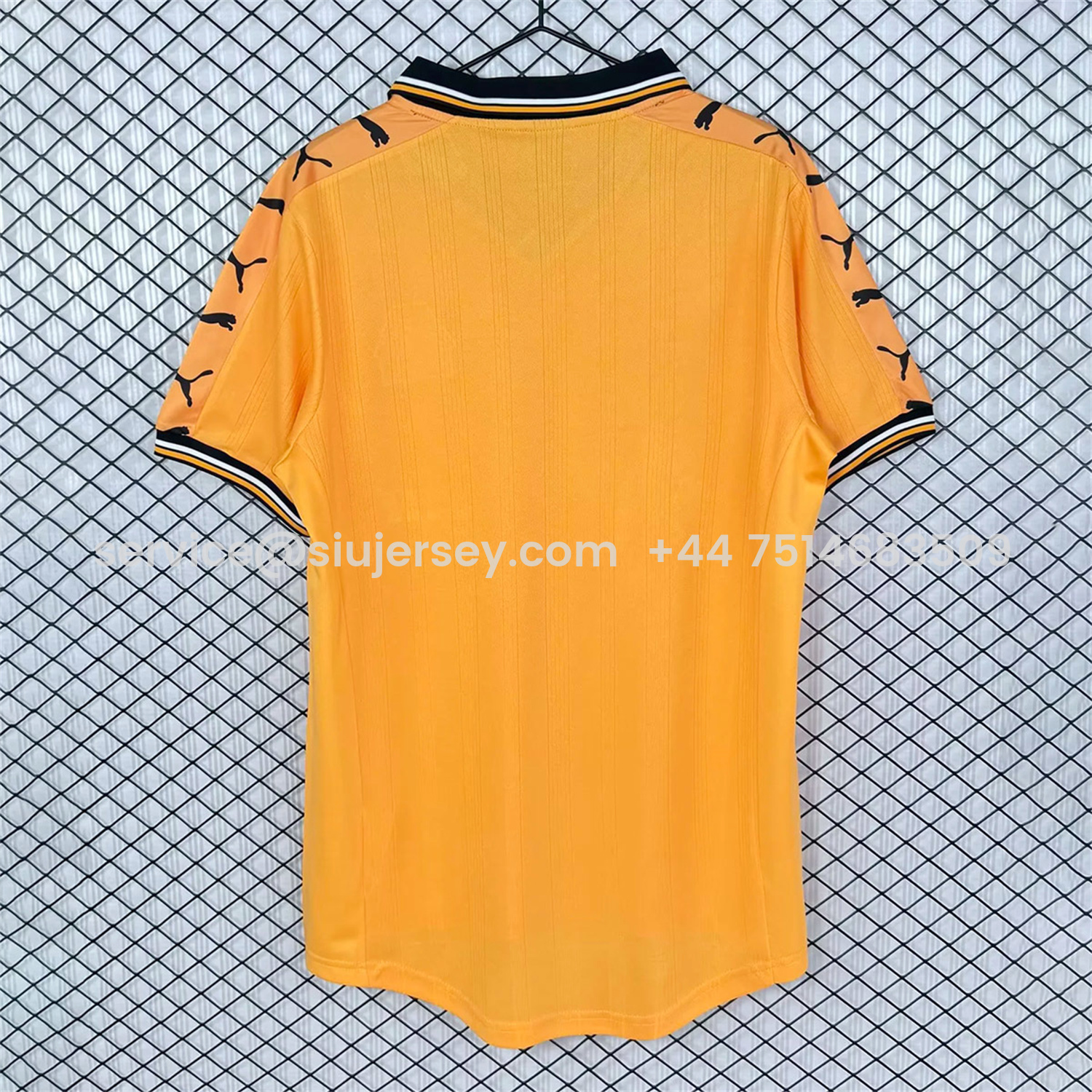 SIUjerseys-Retro Wolverhampton Wanderers Wolves 1998-99 Home Jersey