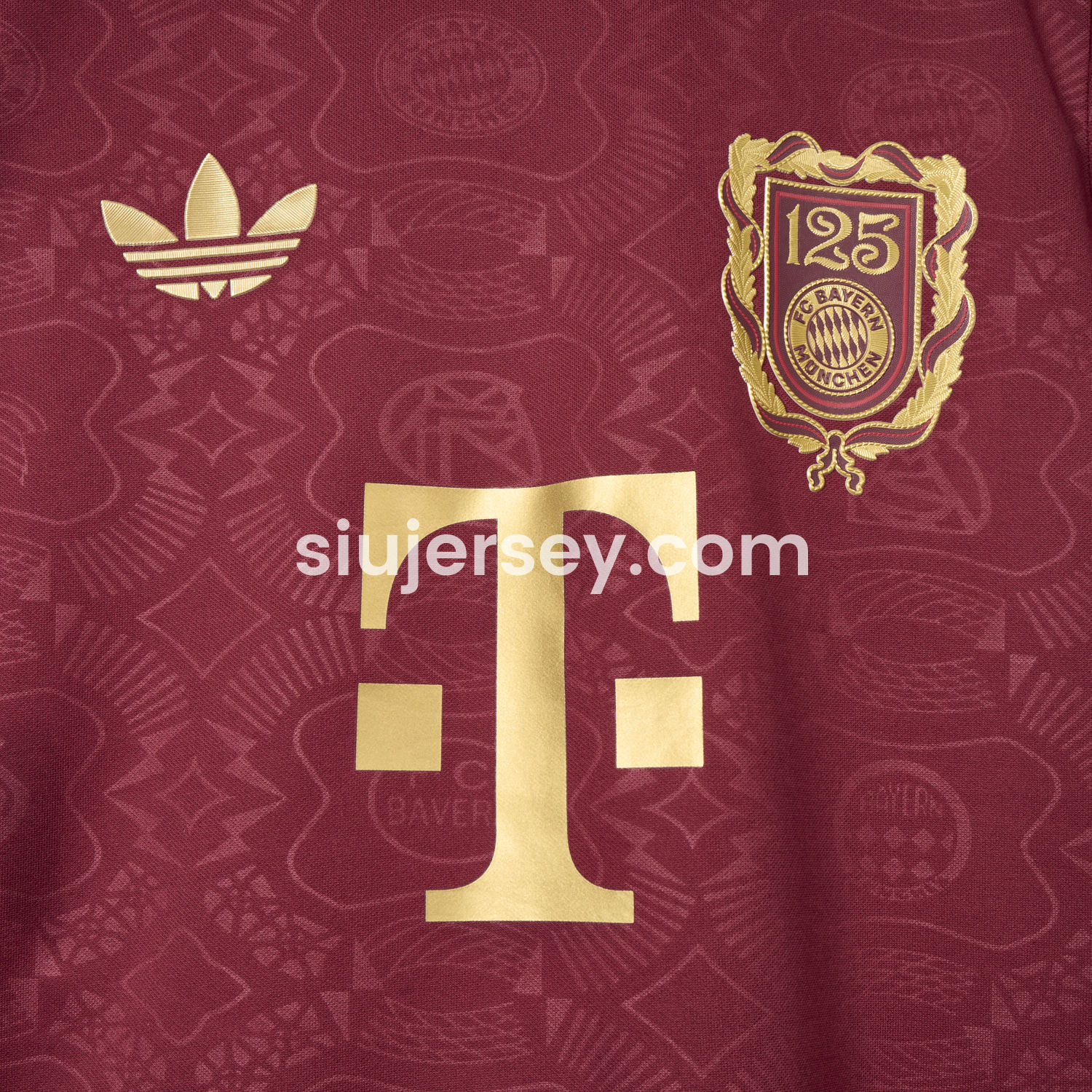 SIUjerseys-Bayern Munich 2025 125th Anniversary Kids Kit