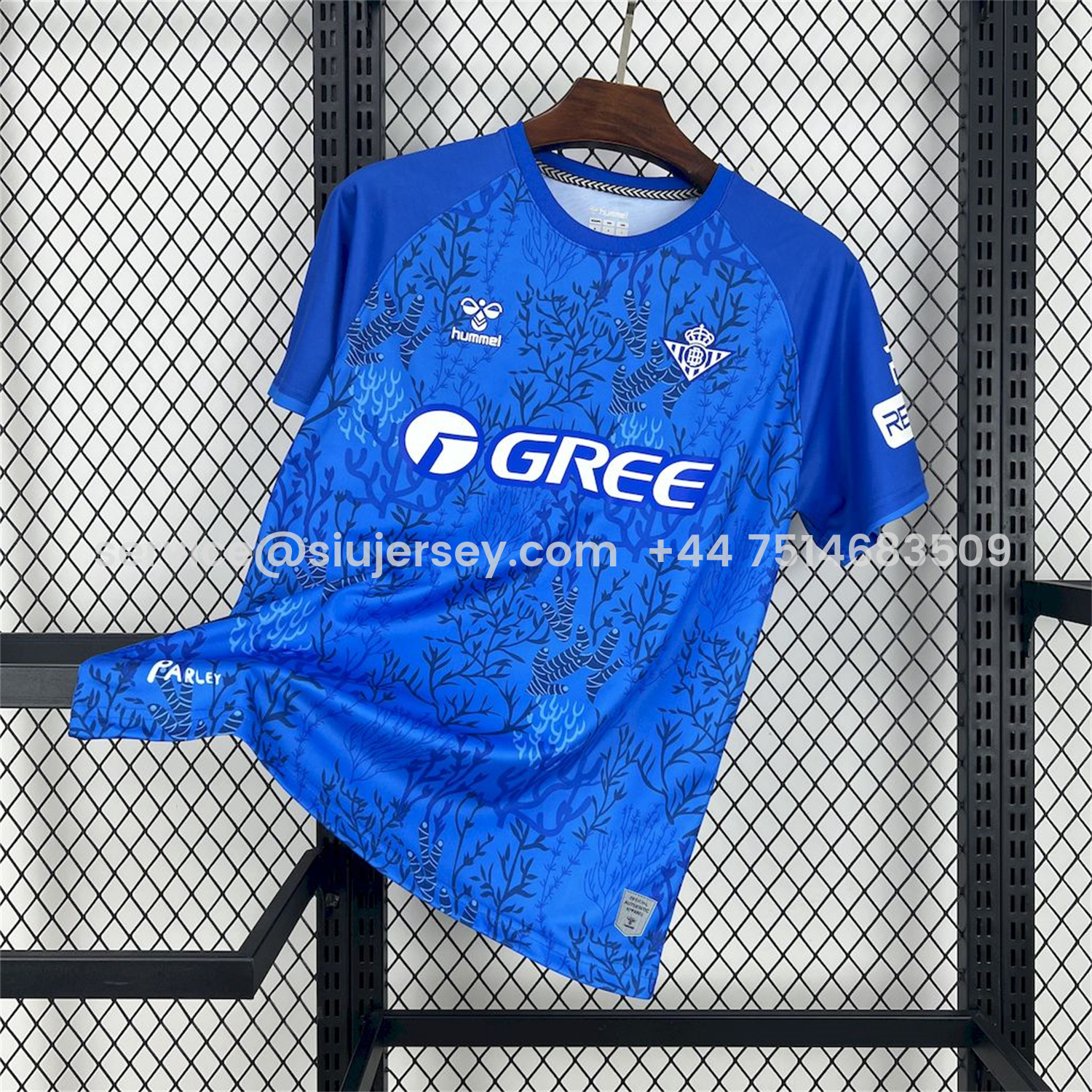 SIUjerseys-Real Betis 24-25 Blue GK Sustainability Jersey - Fans Version