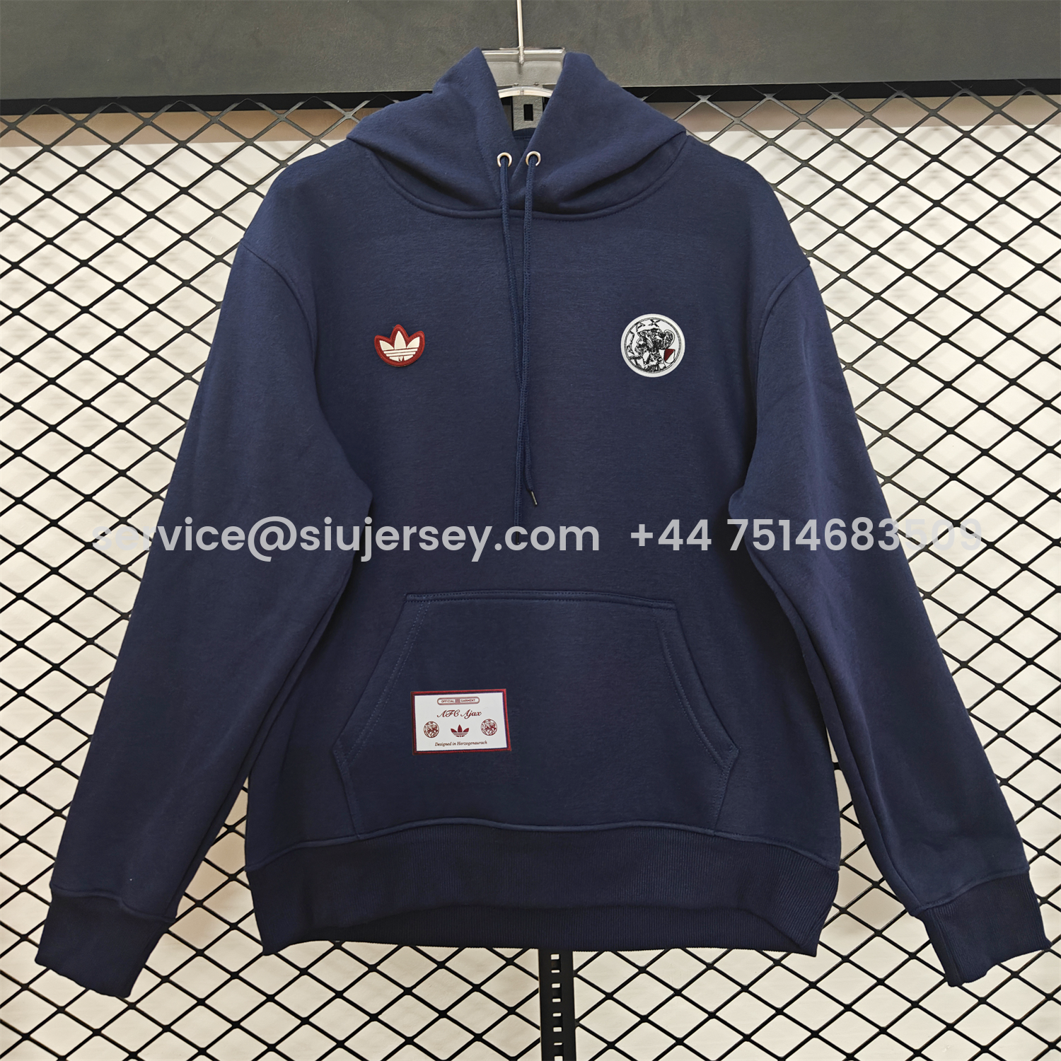 SIUjerseys-Ajax 25-26 Originals Terrace Icon Unisex Pullover Hoodie