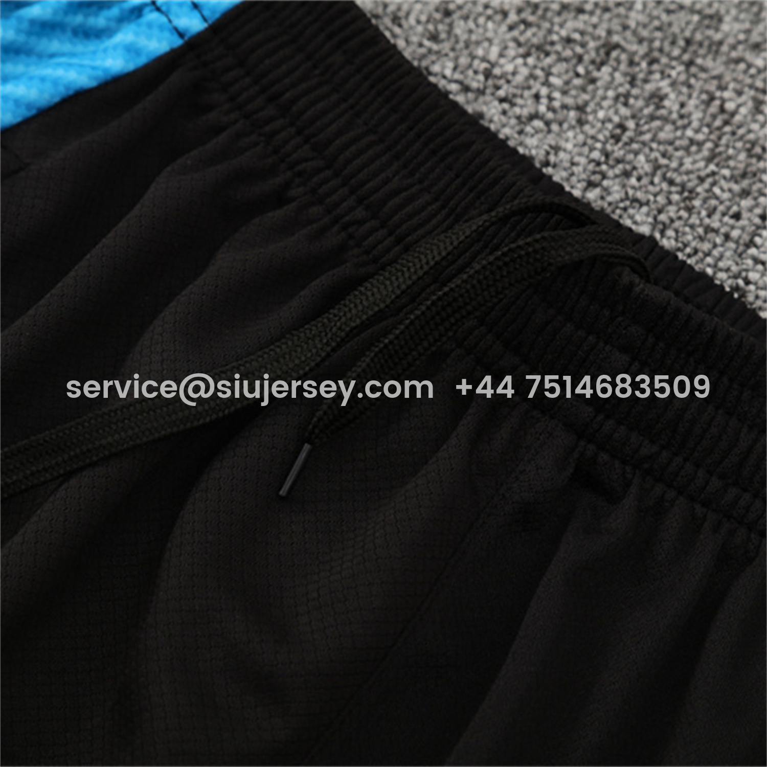 SIUjerseys-Napoli 25-26 Kids Short-Sleeve Training Set - Gray Mecha Top & Black Shorts