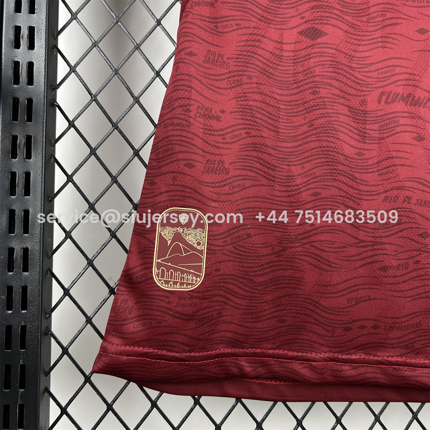 SIUjerseys-Women's Fluminense 25-26 Third Red Jersey