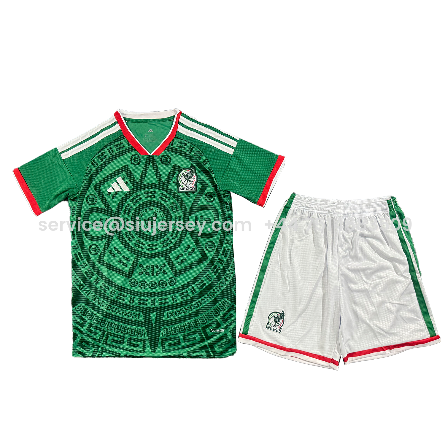 SIUjerseys-Mexico 2026 Home Men's Adult Jersey Set - Fans Version