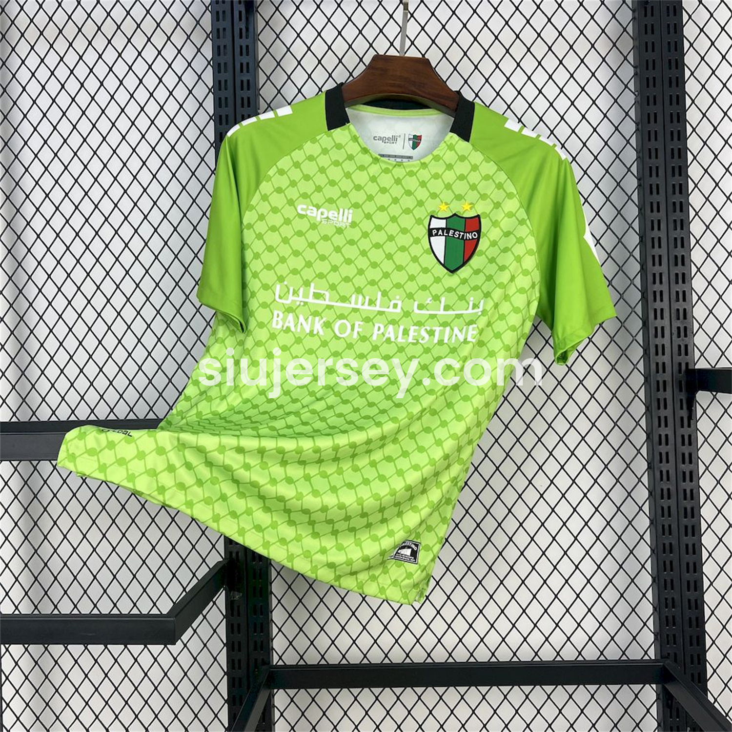 SIUjerseys-Club Deportivo Palestino 25-26 Green Goalkeeper Jersey - Fans Version