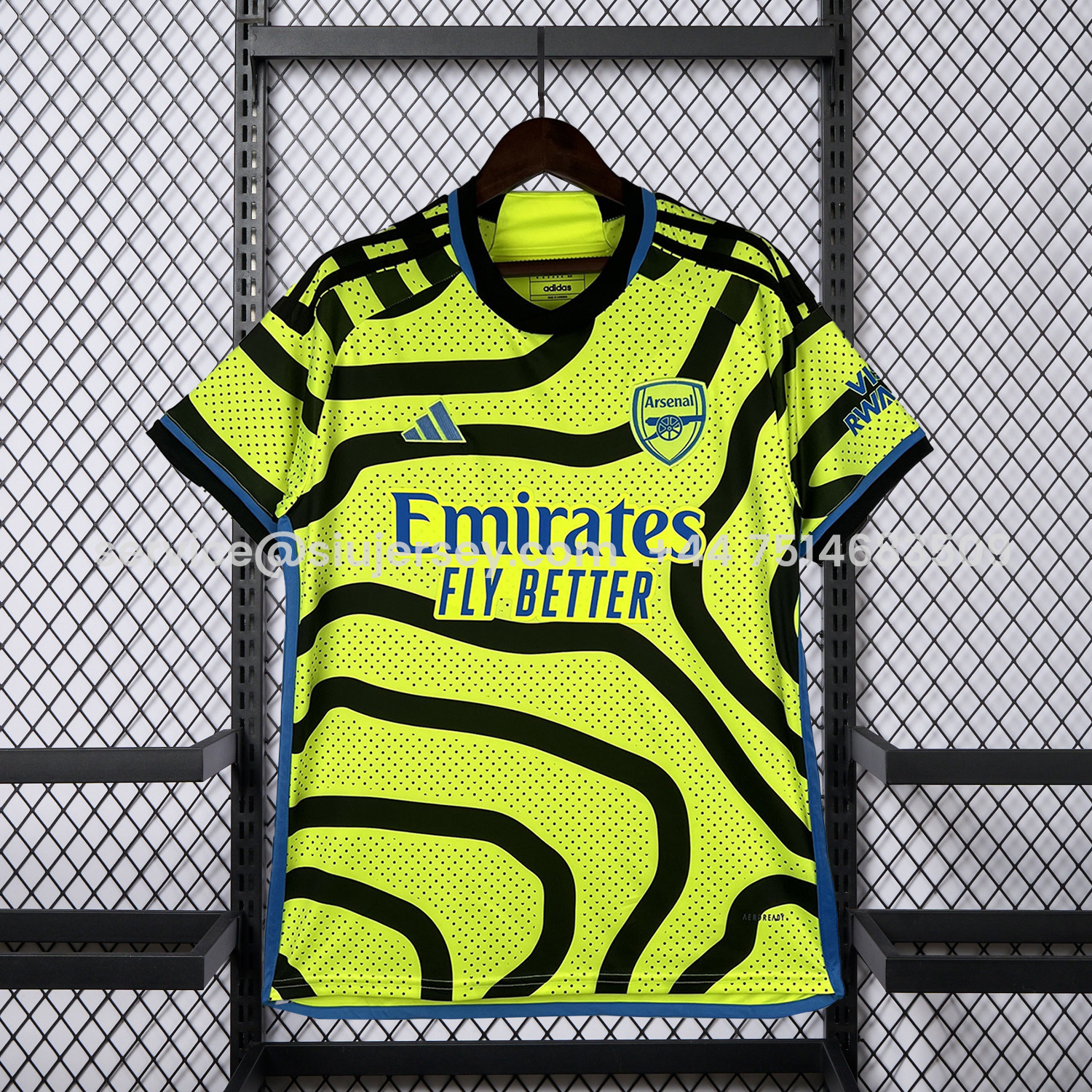 SIUjerseys-Retro Arsenal 2023-24 Away Jersey