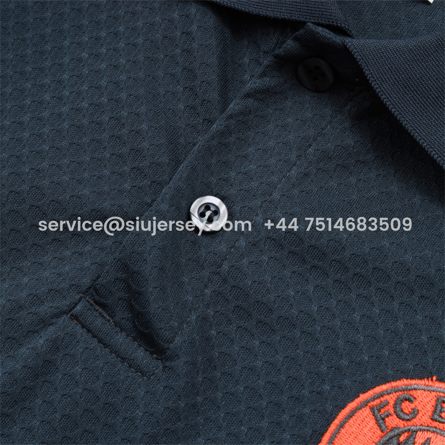 SIUjerseys-Bayern Munich 25-26 POLO Short-Sleeve Training Set - Deep Grey Top and Pants with Orange Badge