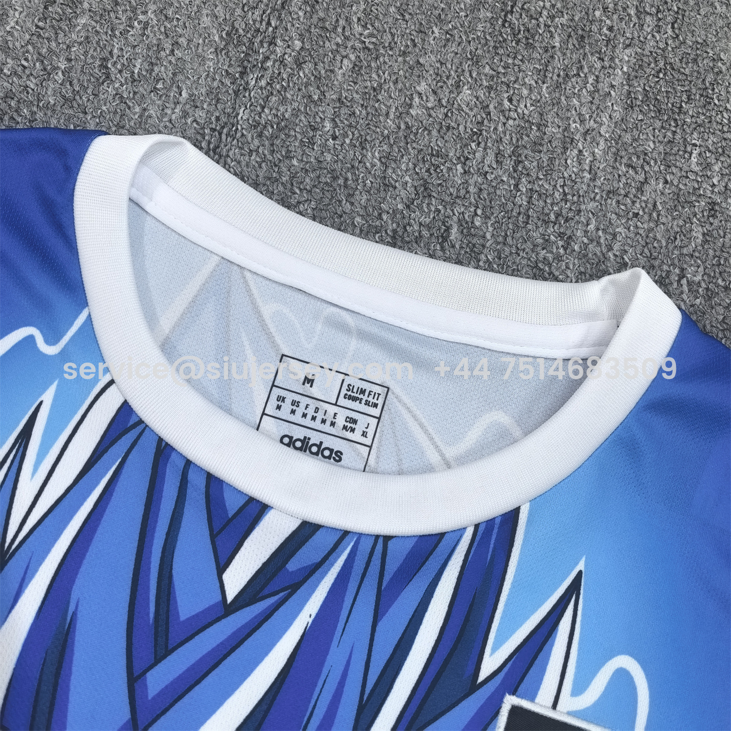 SIUjerseys-Japan 25-26 Vegeta Super Saiyan Blue Jersey - Fans Version