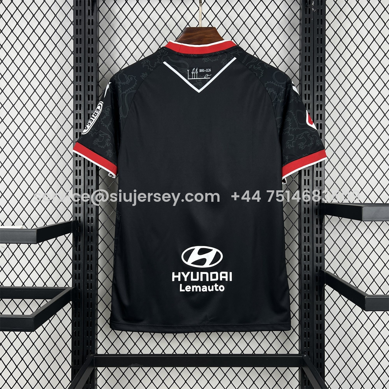 SIUjerseys-Cultural Leonesa 25-26 Away Black Jersey - Fans Version