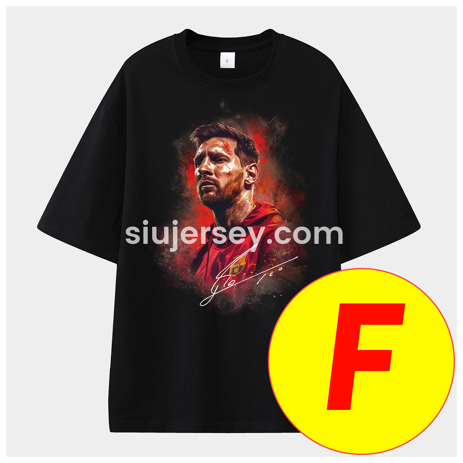 SIUjerseys-Messi GOAT Argentina Barcelona INT M.A.M Unisex Pure Cotton T-shirt