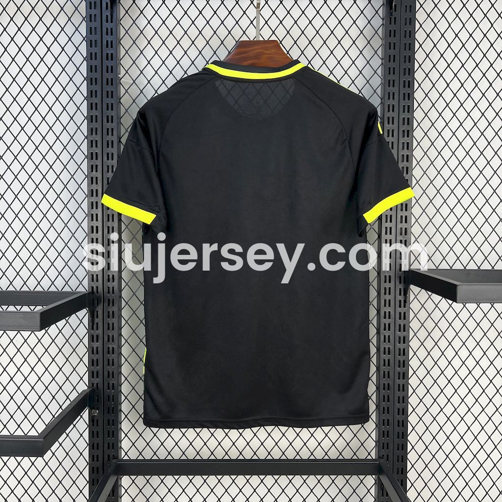 SIUjerseys-Real Madrid 25-26 Snake and Green Flowers Black Jersey - Fans Version