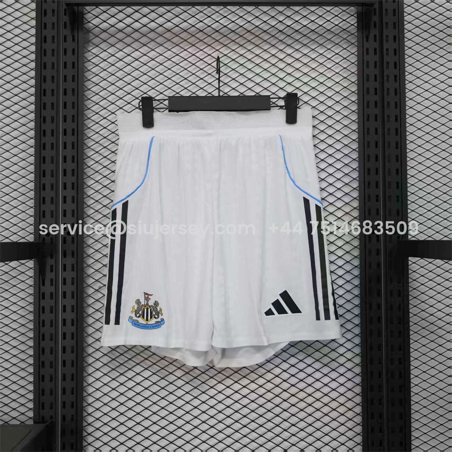 SIUjerseys-Newcastle United 25-26 Home White Shorts - Player Version