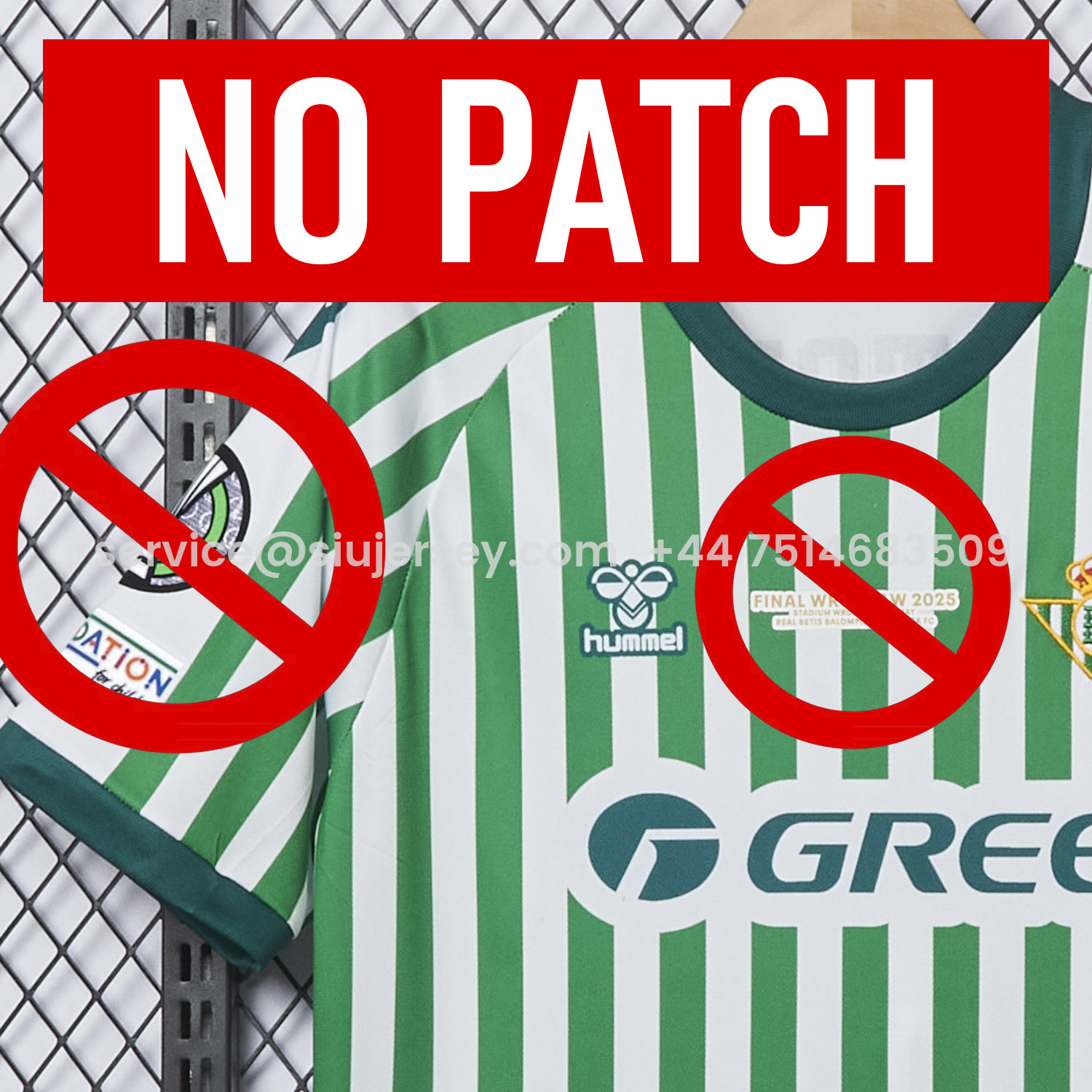 SIUjerseys-Real Betis 2025 Conference League Final Special Jersey - Player Version