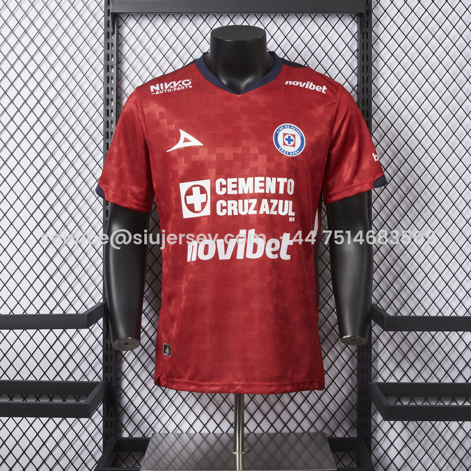 SIUjerseys-Cruz Azul 25-26 Goalkeeper Red Jersey - Player Version