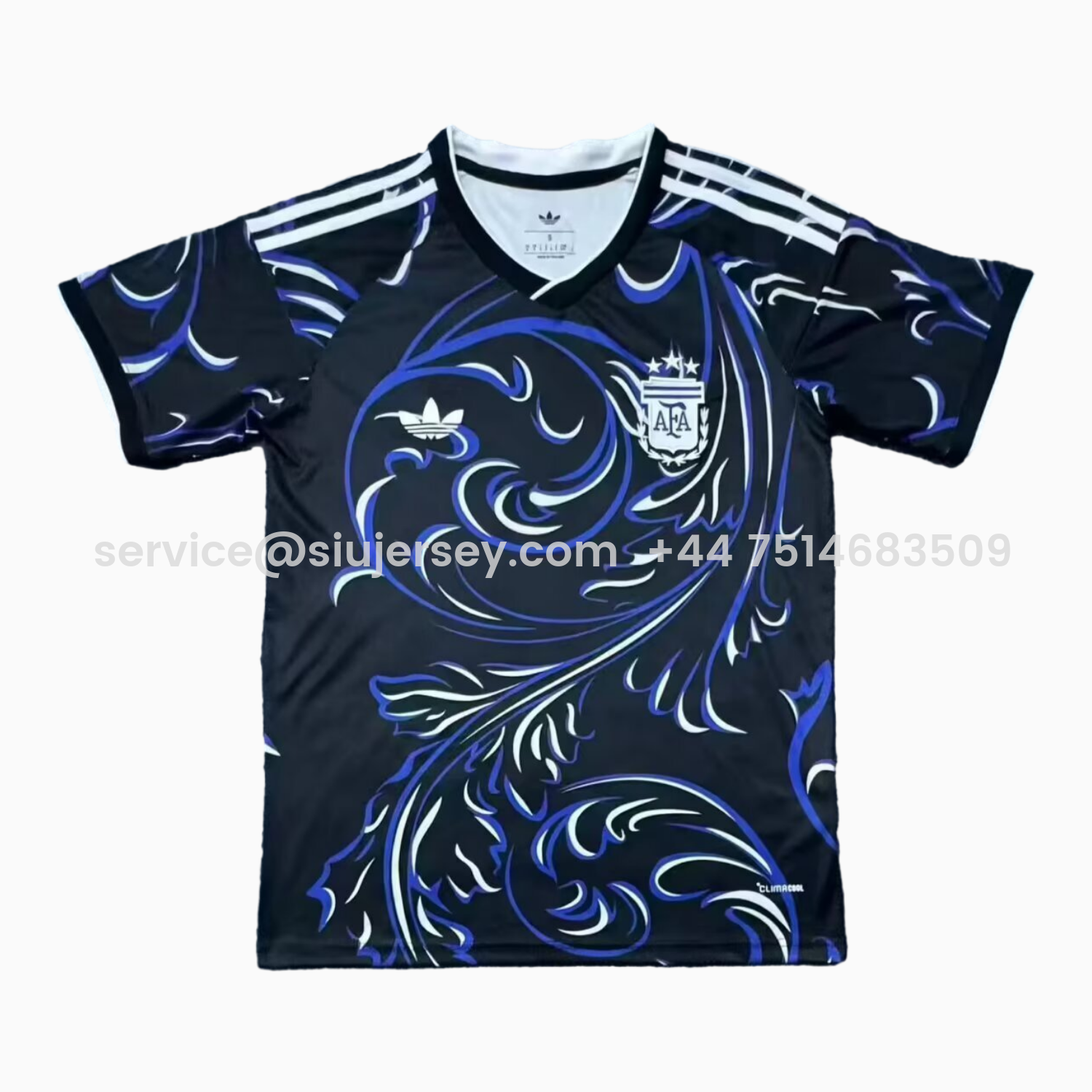 SIUjerseys-Argentina 25-26 Purple Lines Design Black Special Jersey - Fans Version