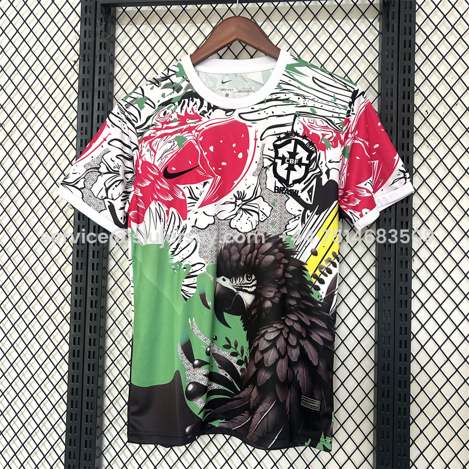 SIUjerseys-Brazil 2025 Black Macaw Special Jersey - Fans Version