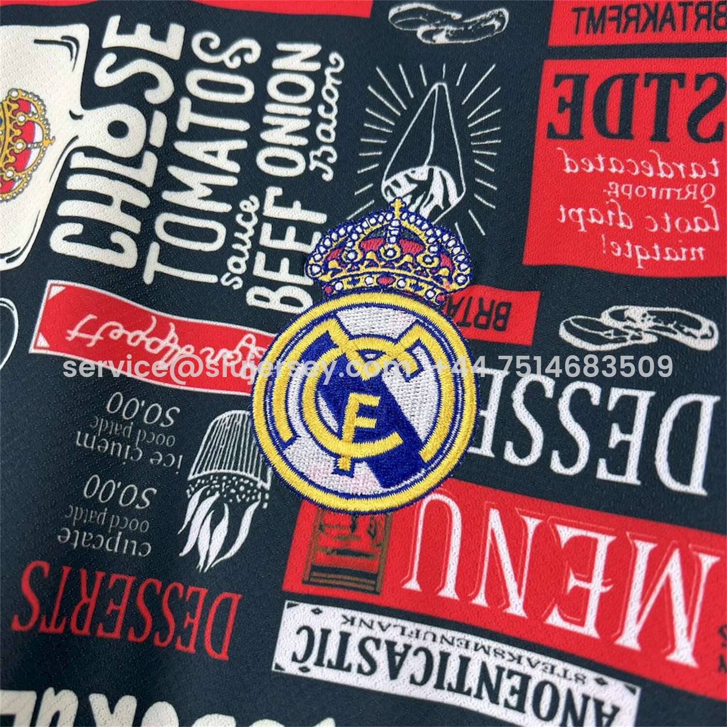 SIUjerseys-Real Madrid 25-26 Color Advertising Swatch Dark Gray Jersey - Fans Version