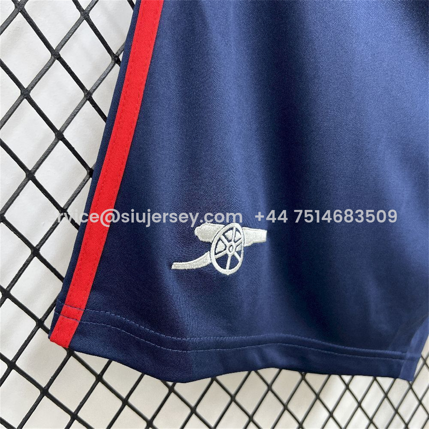 SIUjerseys-Arsenal 25-26 Away Blue Shorts - Fans Version