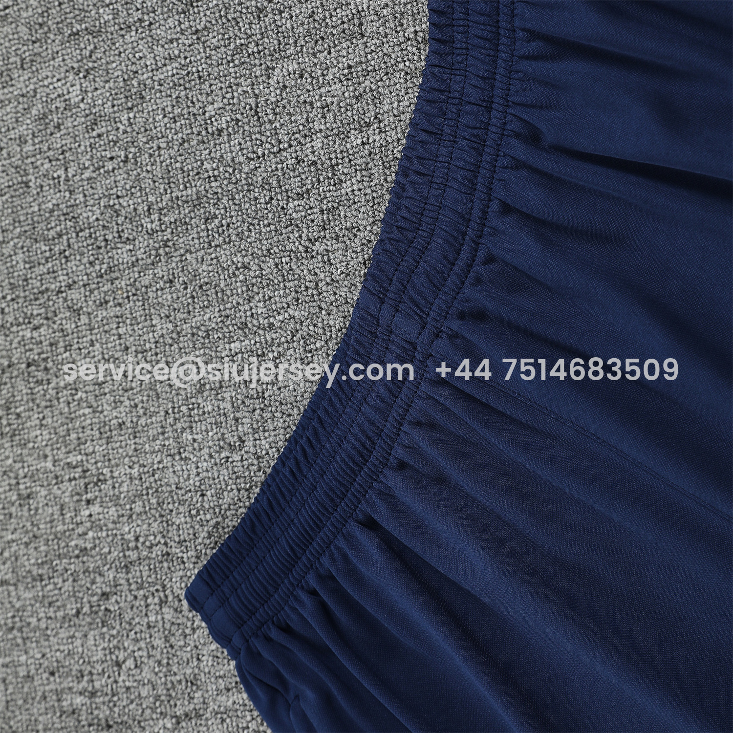 SIUjerseys-Paris Saint-Germain PSG 25-26 Vest Training Set - Ocean Blue Vest & Deep Blue Shorts