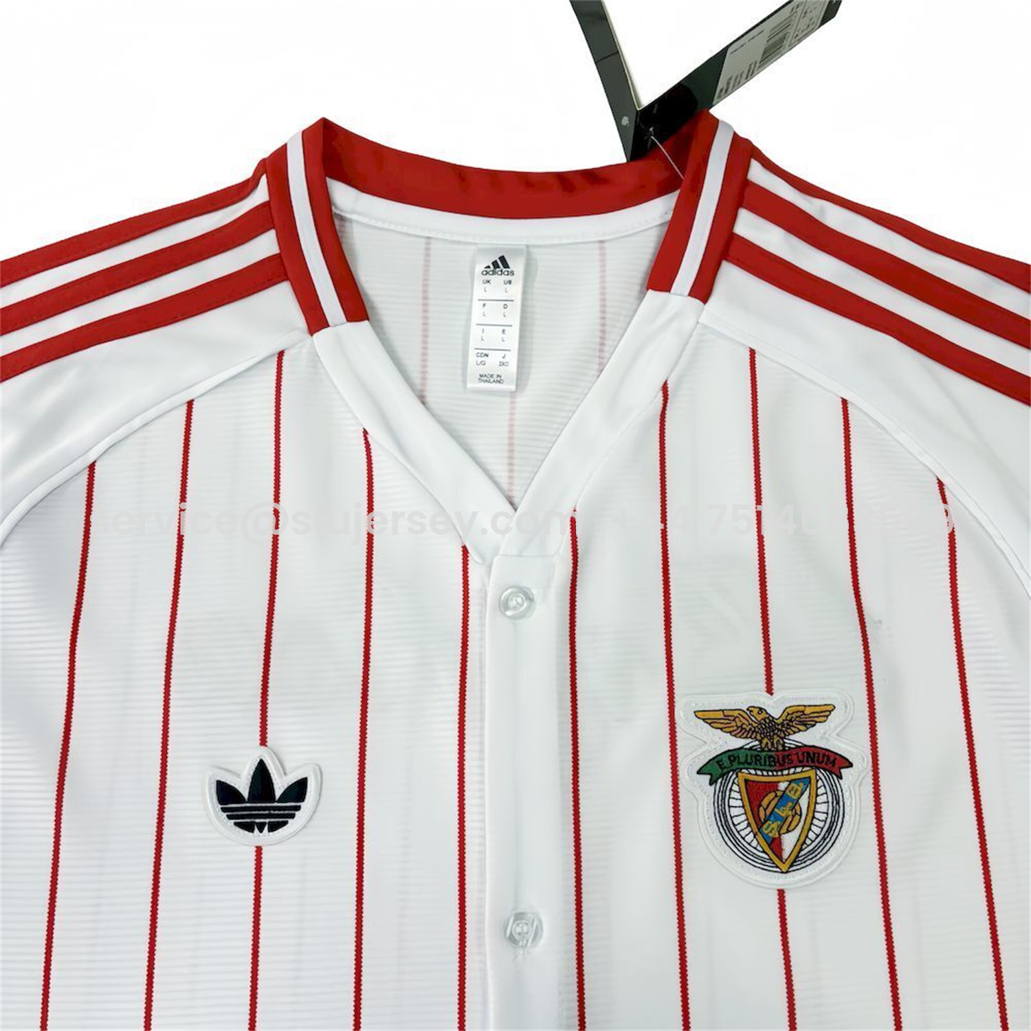 SIUjerseys-Benfica 25-26 White Baseball Jersey