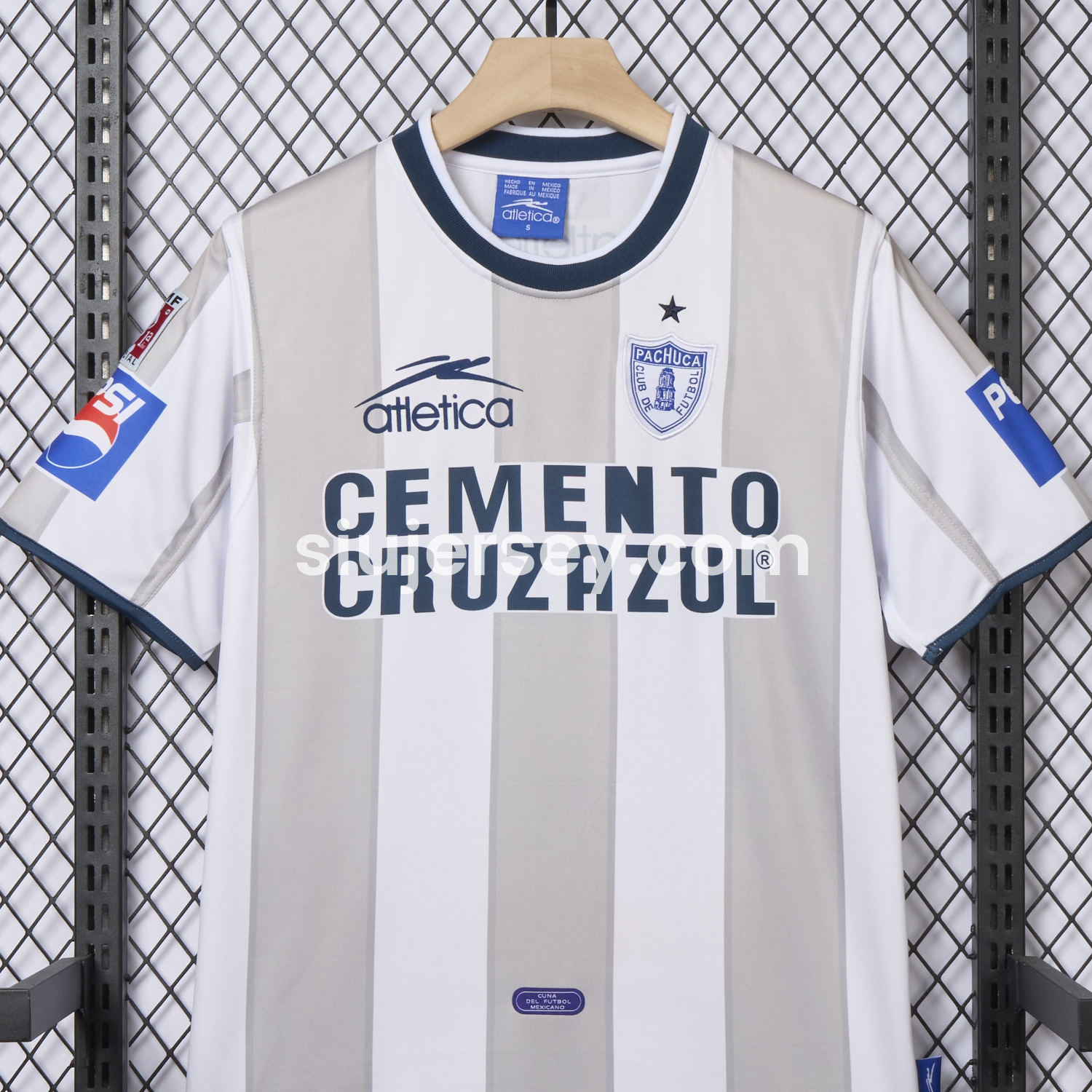 SIUjerseys-Retro Pachuca 2001-02 Away Jersey