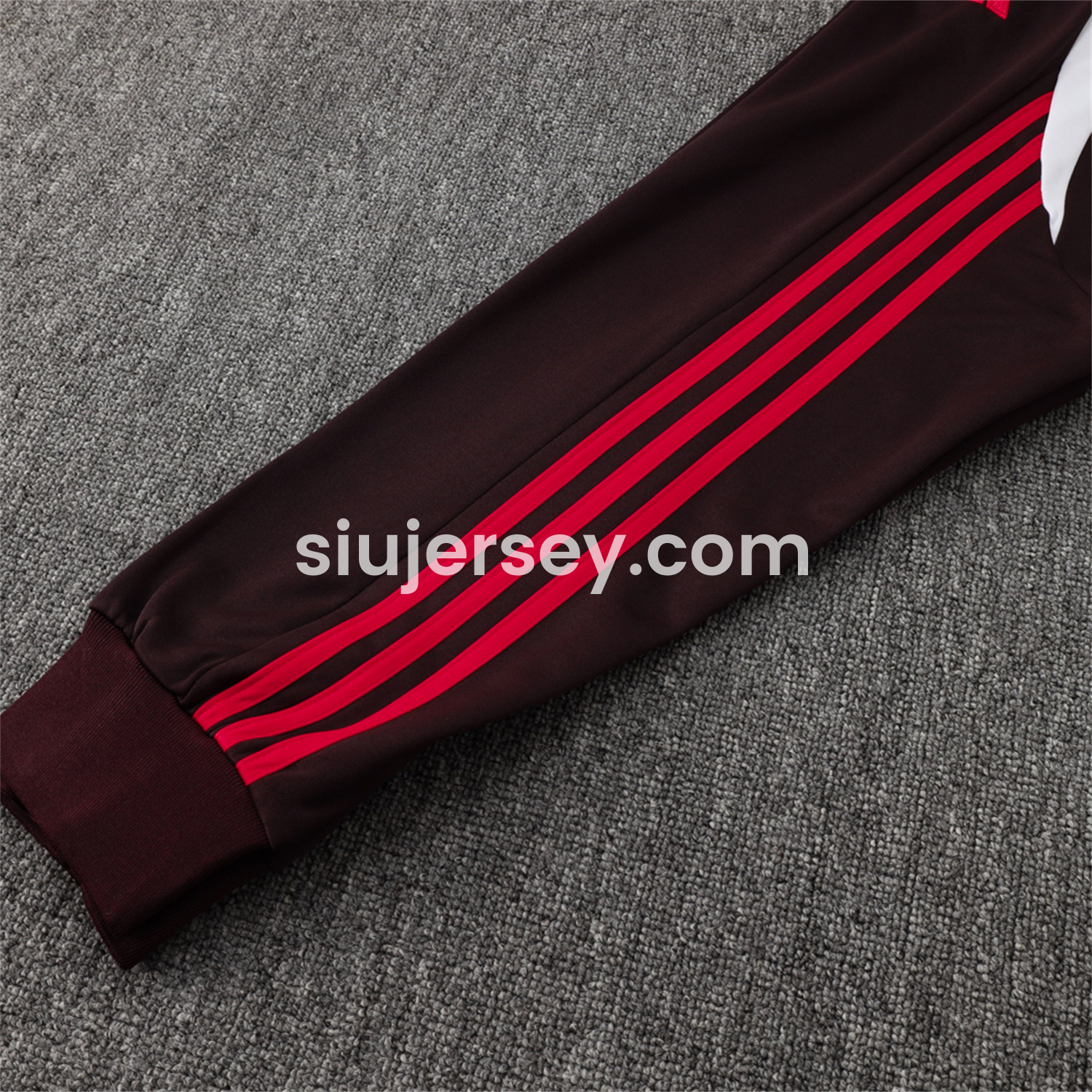 SIUjerseys-Bayern Munich 24-25 Long Sleeve Training Set - Dark Red