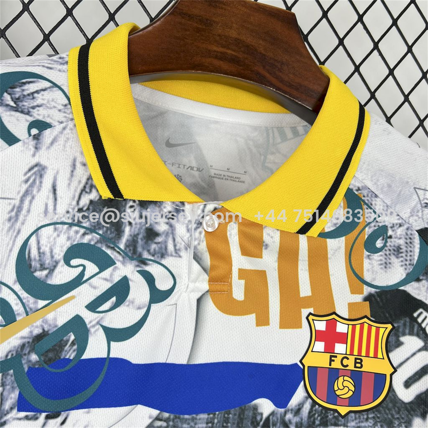 SIUjerseys-Barcelona 25-26 Ronaldo & Messi White Special Jersey - Fans Version