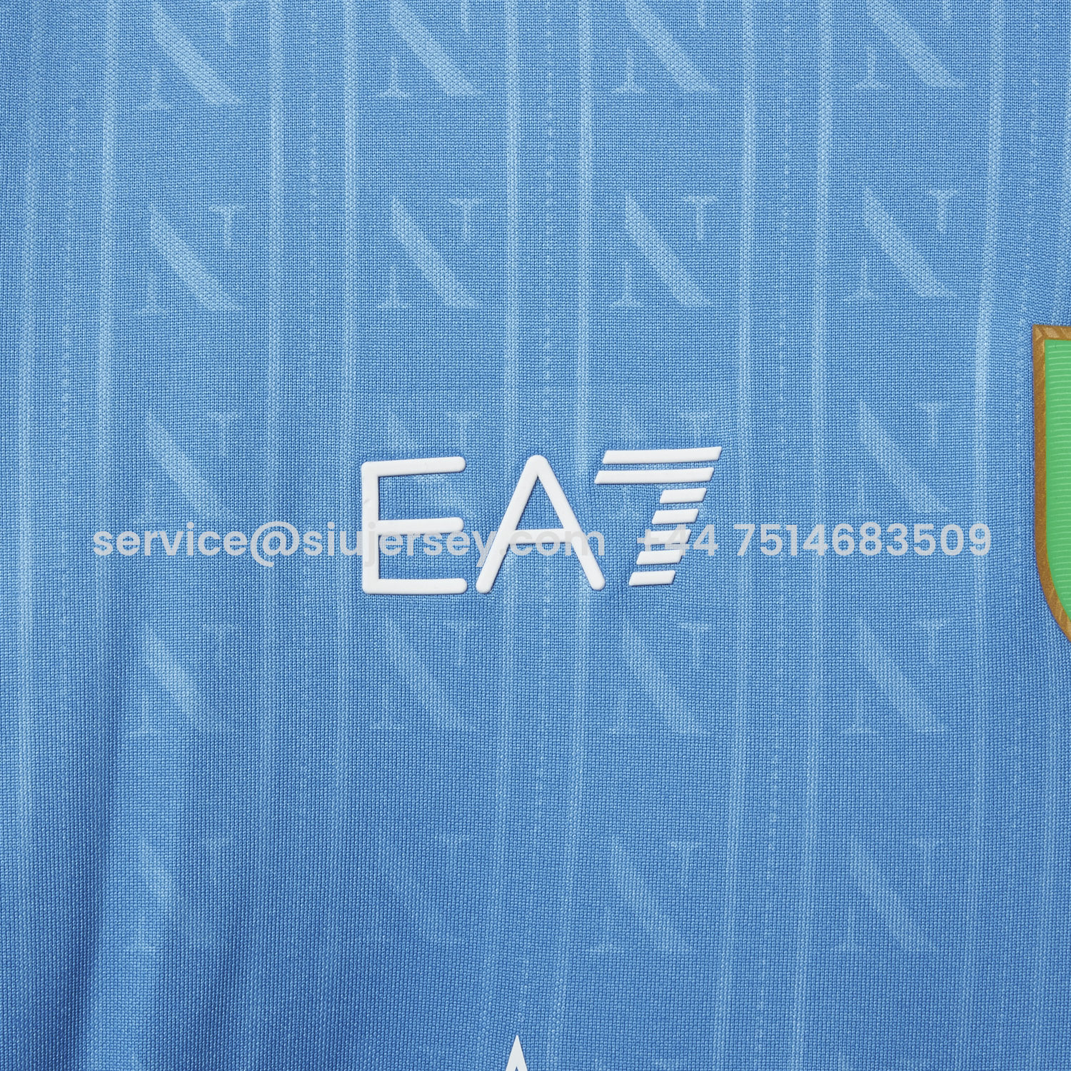 SIUjerseys-Napoli 25-26 European Home Blue Jersey - Fans Version