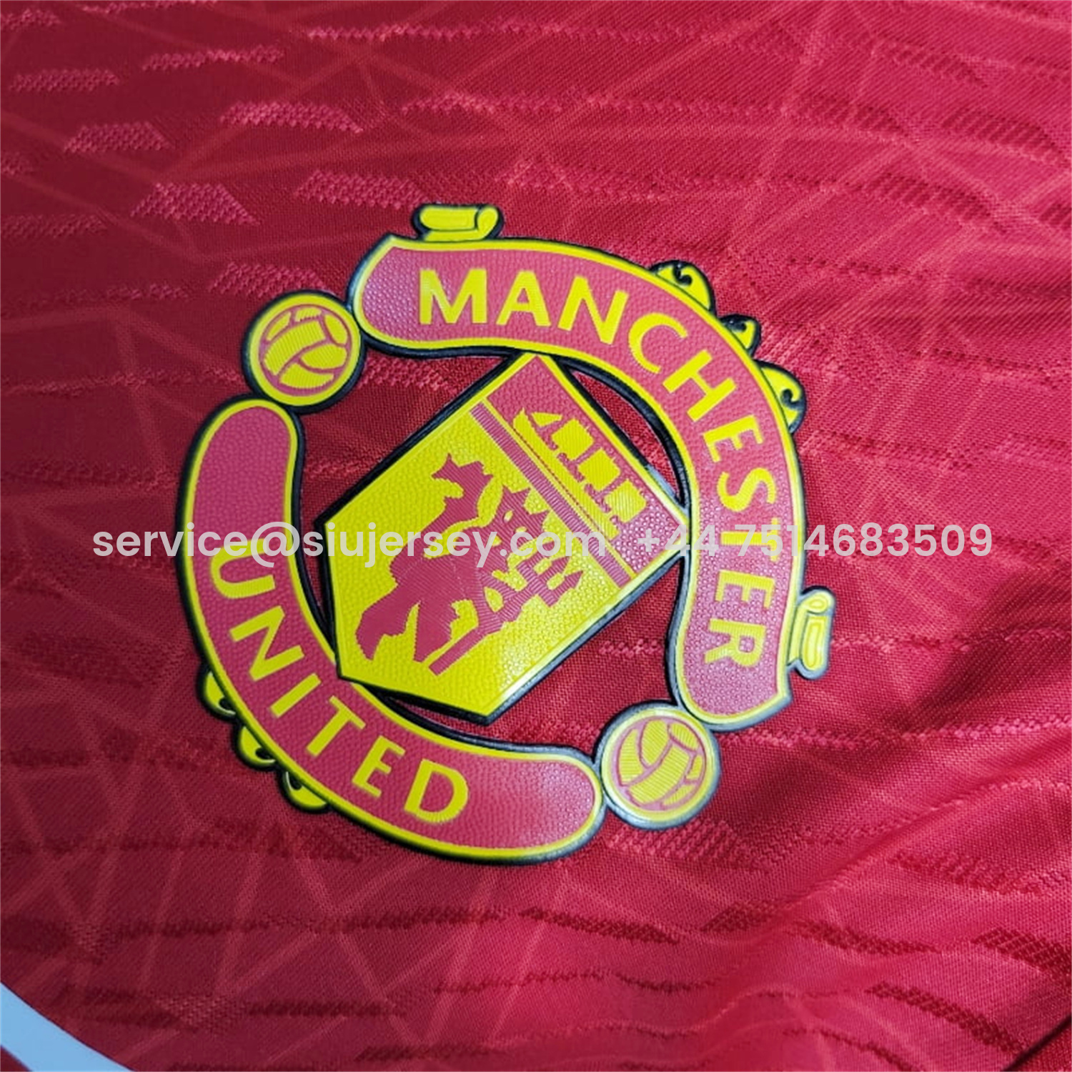 SIUjerseys-Retro Manchester United 2023-24 Home Red Jersey - Player Version