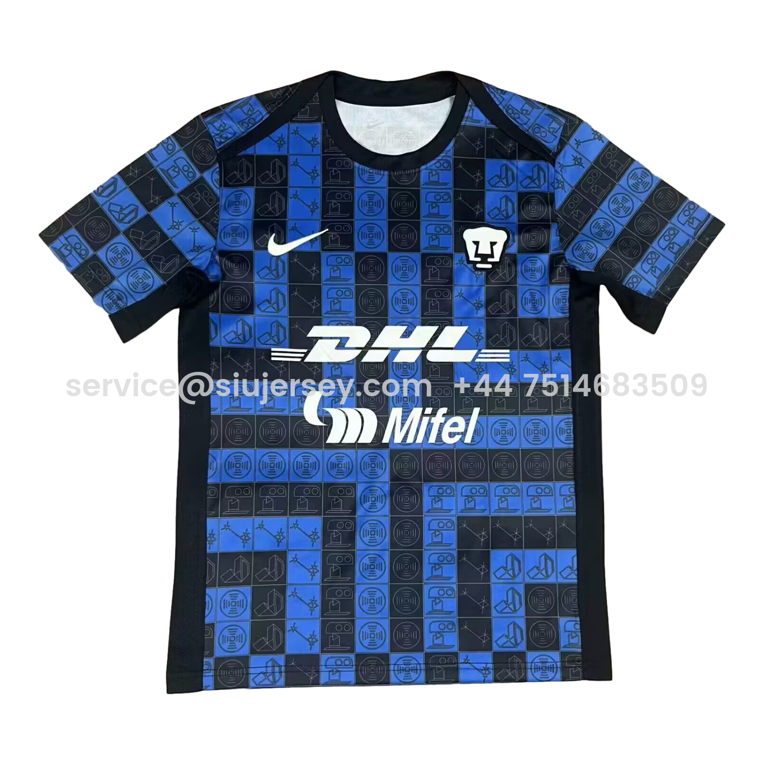 SIUjerseys-Pumas UNAM 25-26 Blue Pre-Match Training Jersey - Fans Version