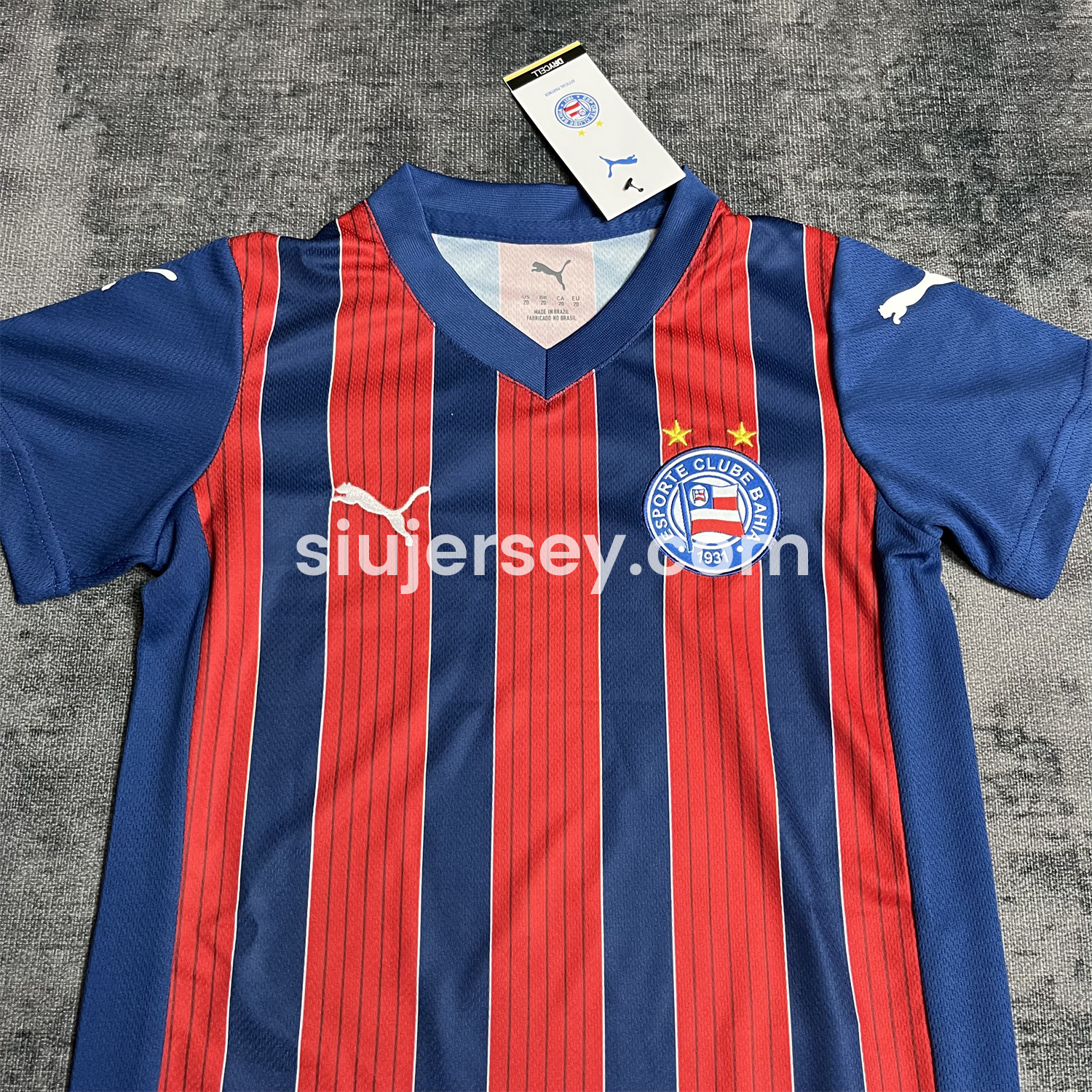 SIUjerseys-Bahia 25-26 Away Unsponsored Kids Kit