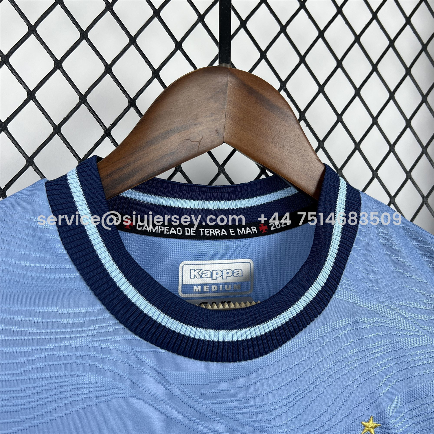 SIUjerseys-Women's Vasco da Gama 25-26 Blue Goalkeeper Jersey