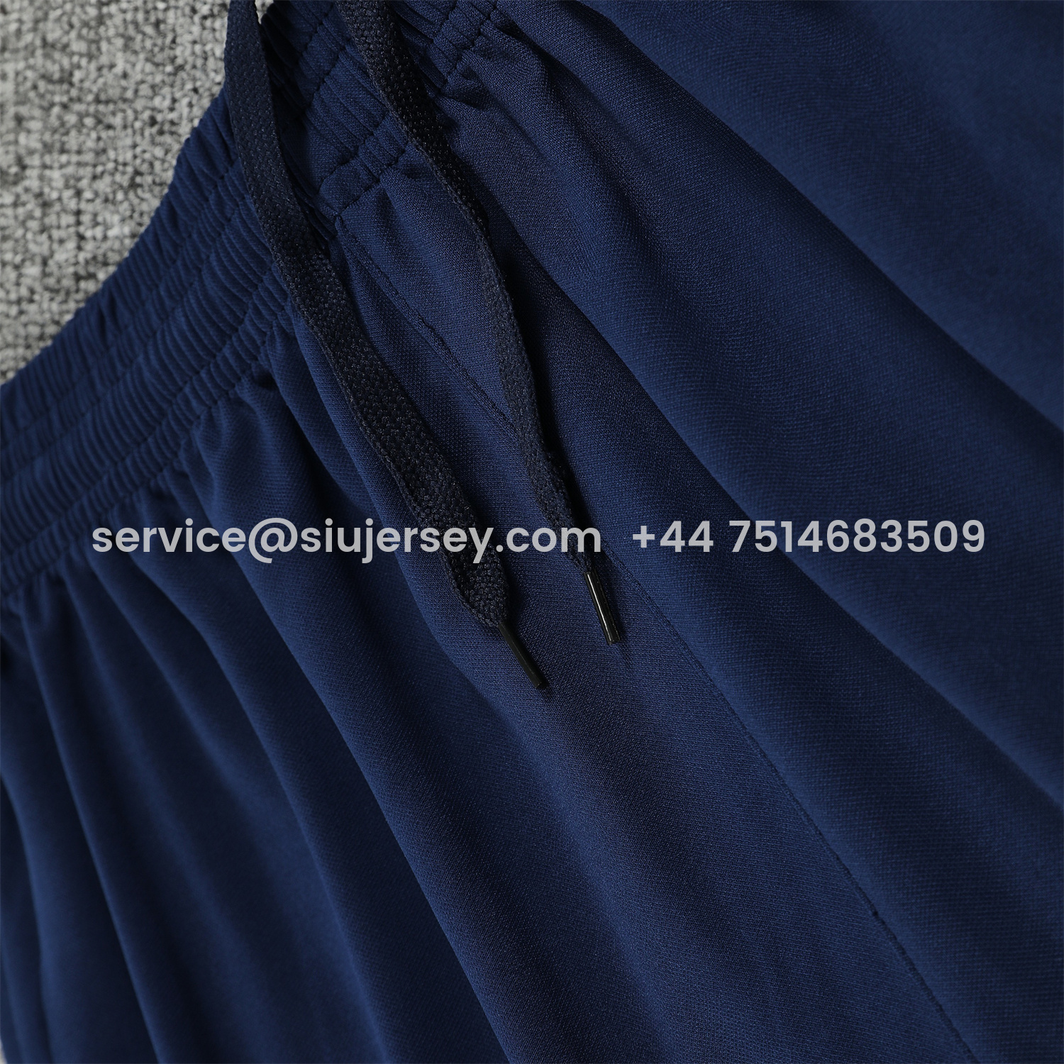 SIUjerseys-Paris Saint-Germain PSG 25-26 Vest Training Set - Red And Blue Lines Vest & Blue Shorts