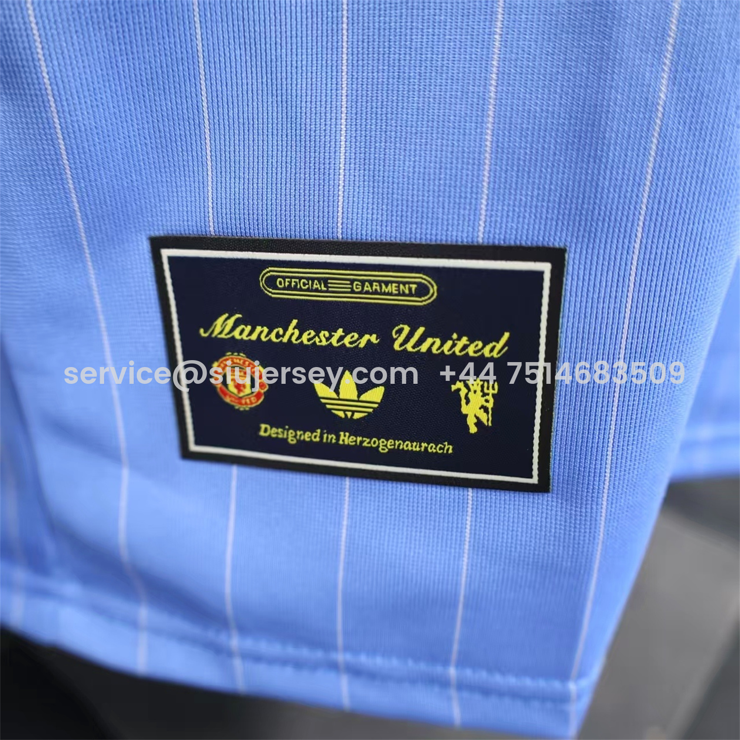 SIUjerseys-Manchester United 25-26 Icon Travel Special Edition Blue Jersey - Player Version