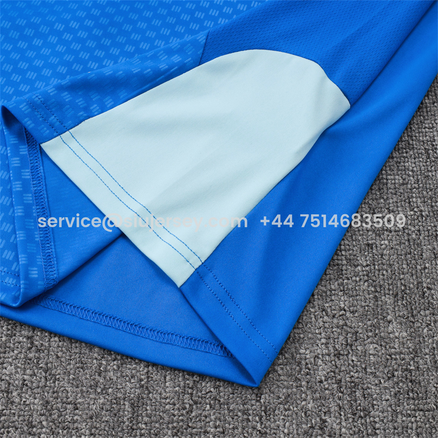 SIUjerseys-Cruzeiro 25-26 Short-Sleeve Training Set - Blue Vest & Blue Shorts