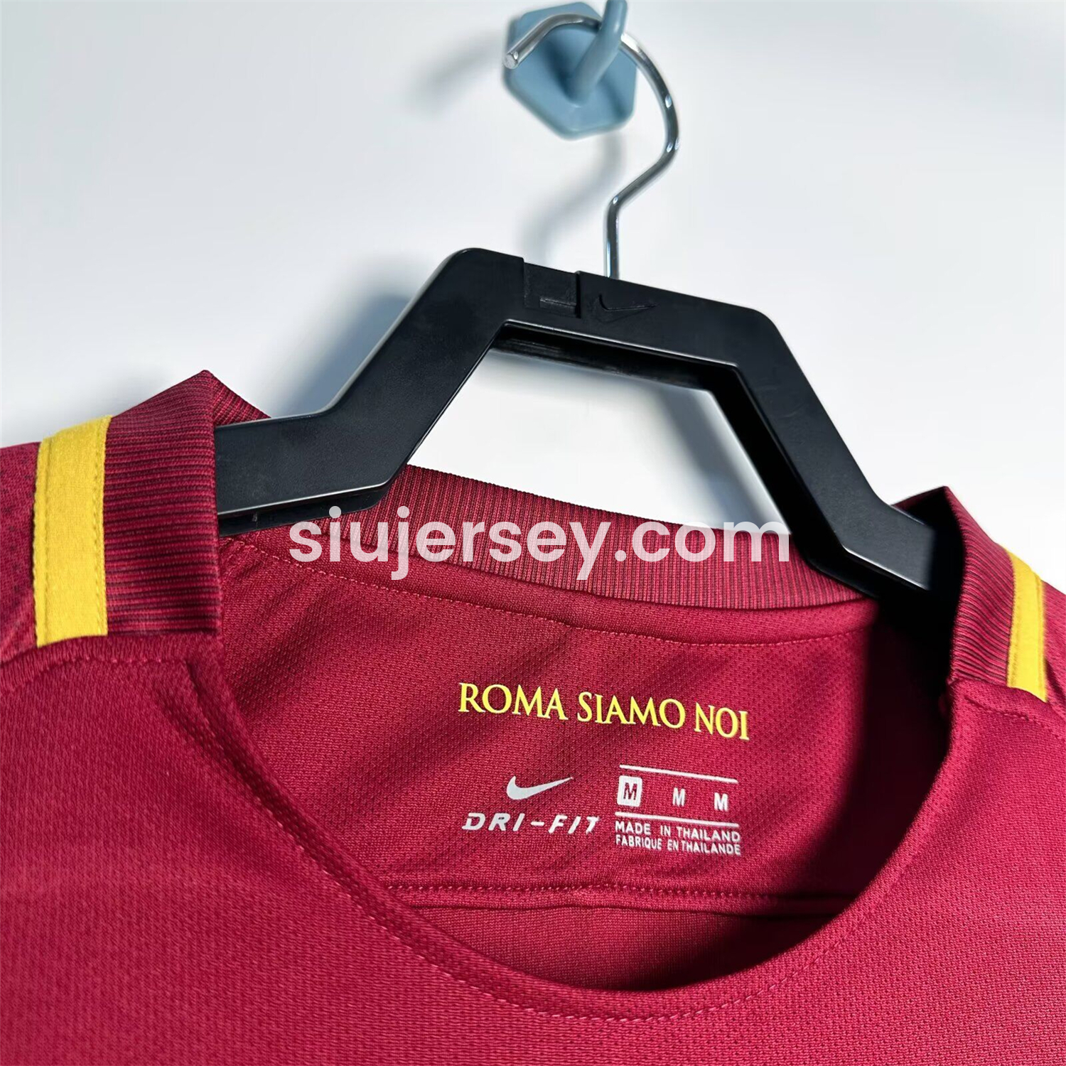 SIUjerseys-Retro Roma 2017-18 Home Long Sleeves Jersey