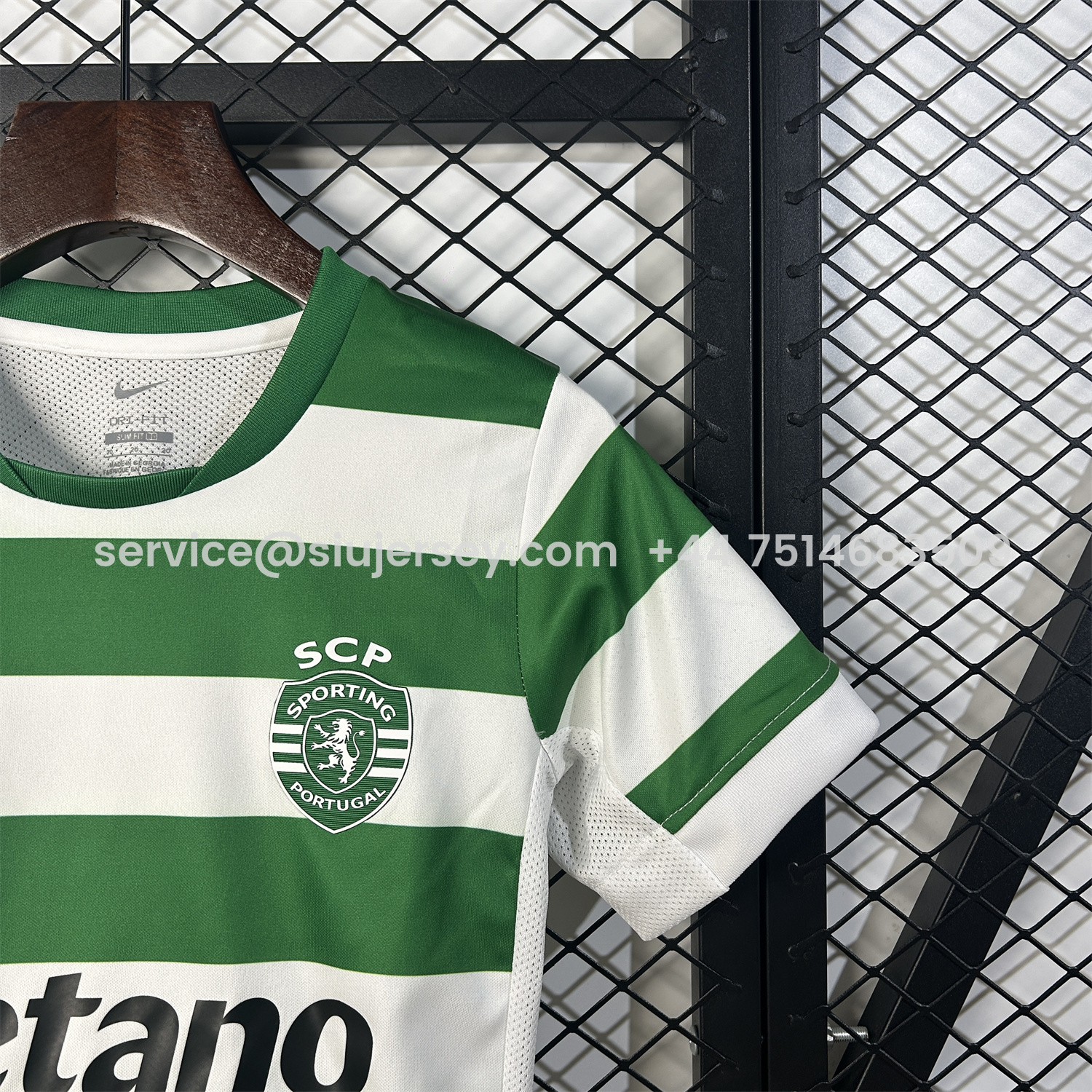 SIUjerseys-Sporting CP 25-26 Home Kids Kit