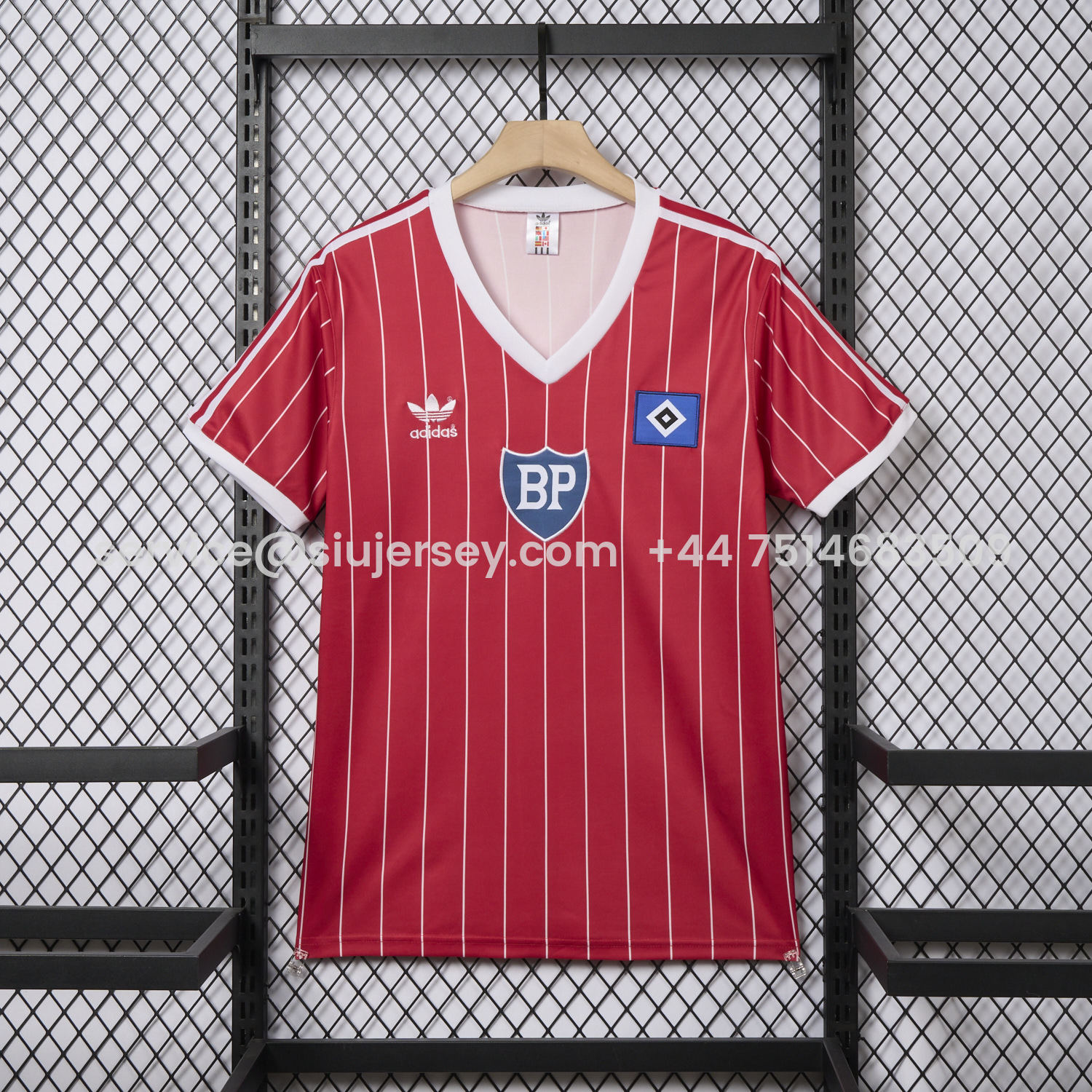SIUjerseys-Retro Hamburger SV 1984 Away Jersey