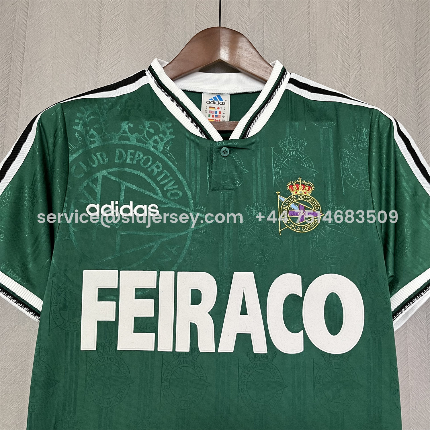 SIUjerseys-Retro Deportivo de La Coruña 1999-00 Away Jersey