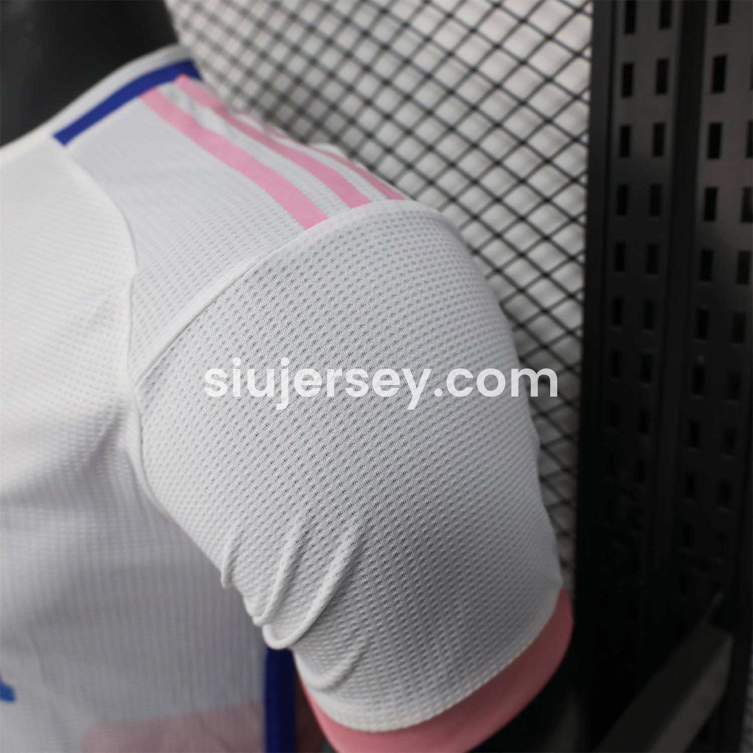 SIUjerseys-Algeria 25-26 Pink Mountains Silhouette White Jersey - Player Version