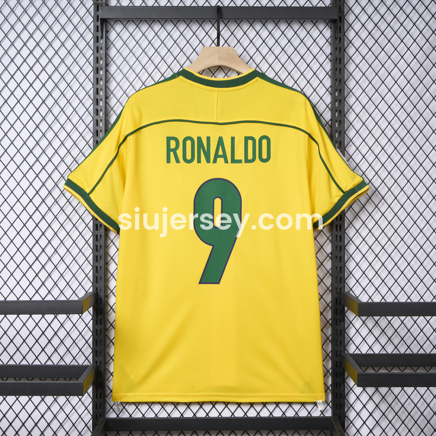 SIUjerseys-Retro Brazil 1998 Home Jersey