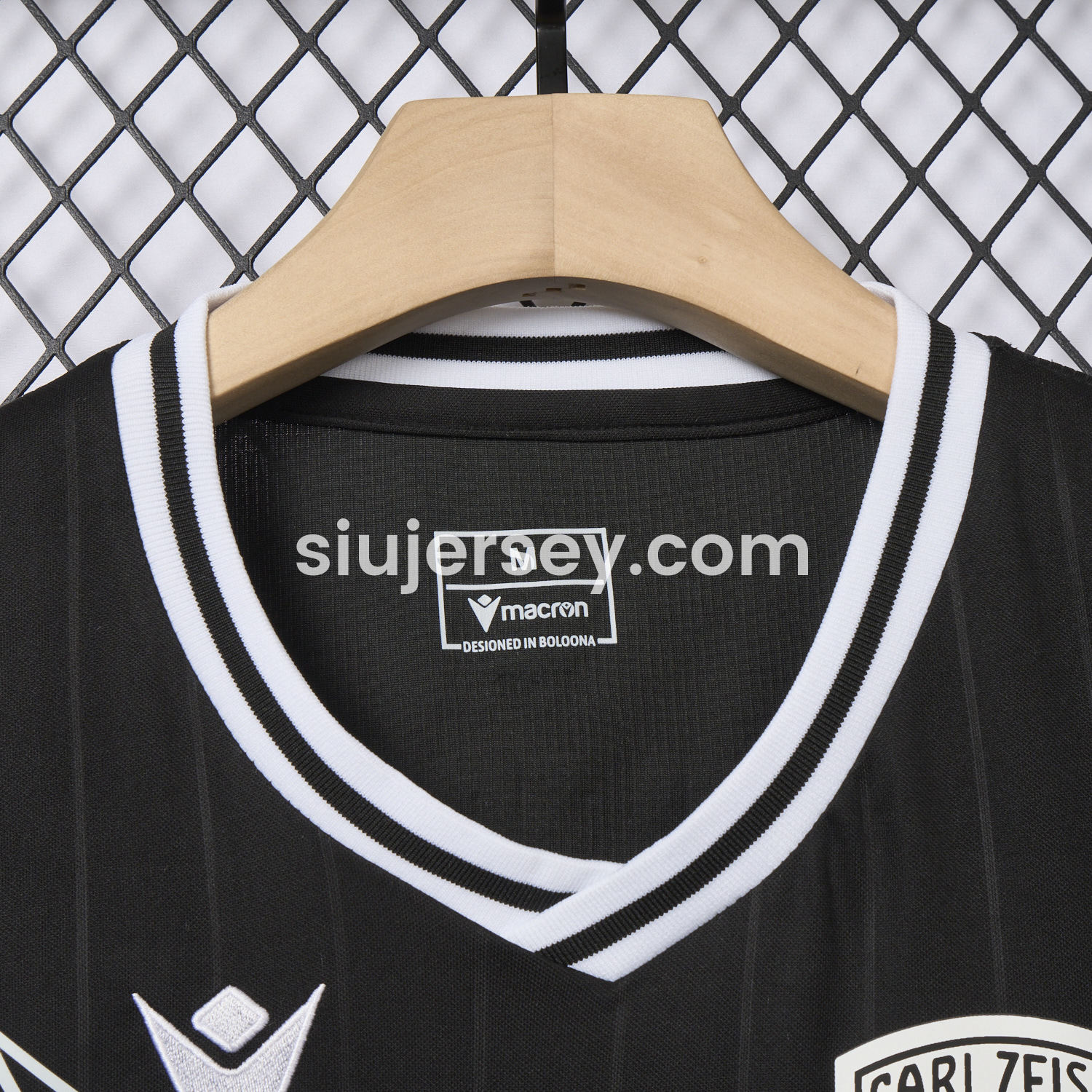 SIUjerseys-Carl Zeiss Jena 24-25 Black Pre-Match Special Jersey - Fans Version