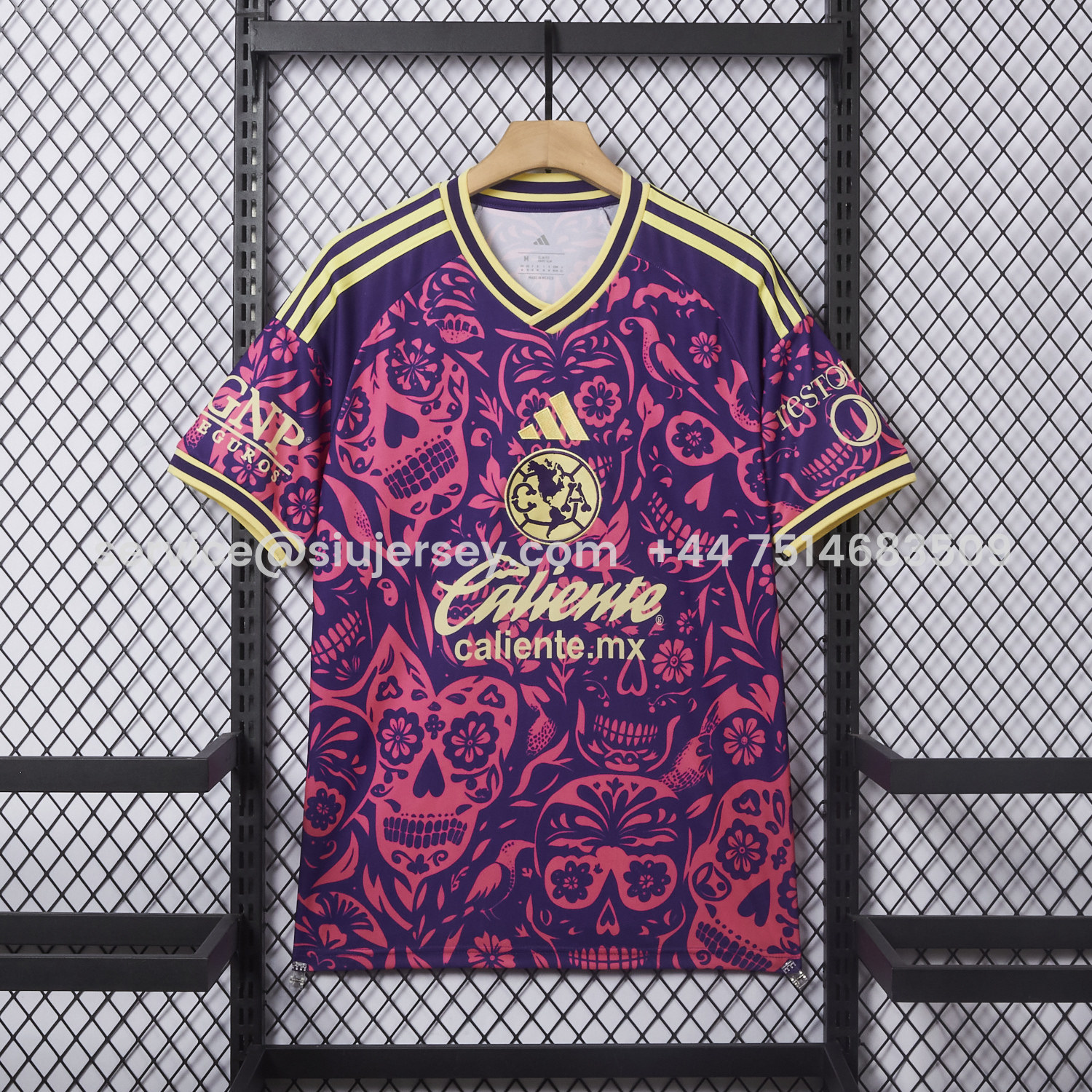 SIUjerseys-Club América 25-26 Día de Muertos Purple Jersey - Fans Version