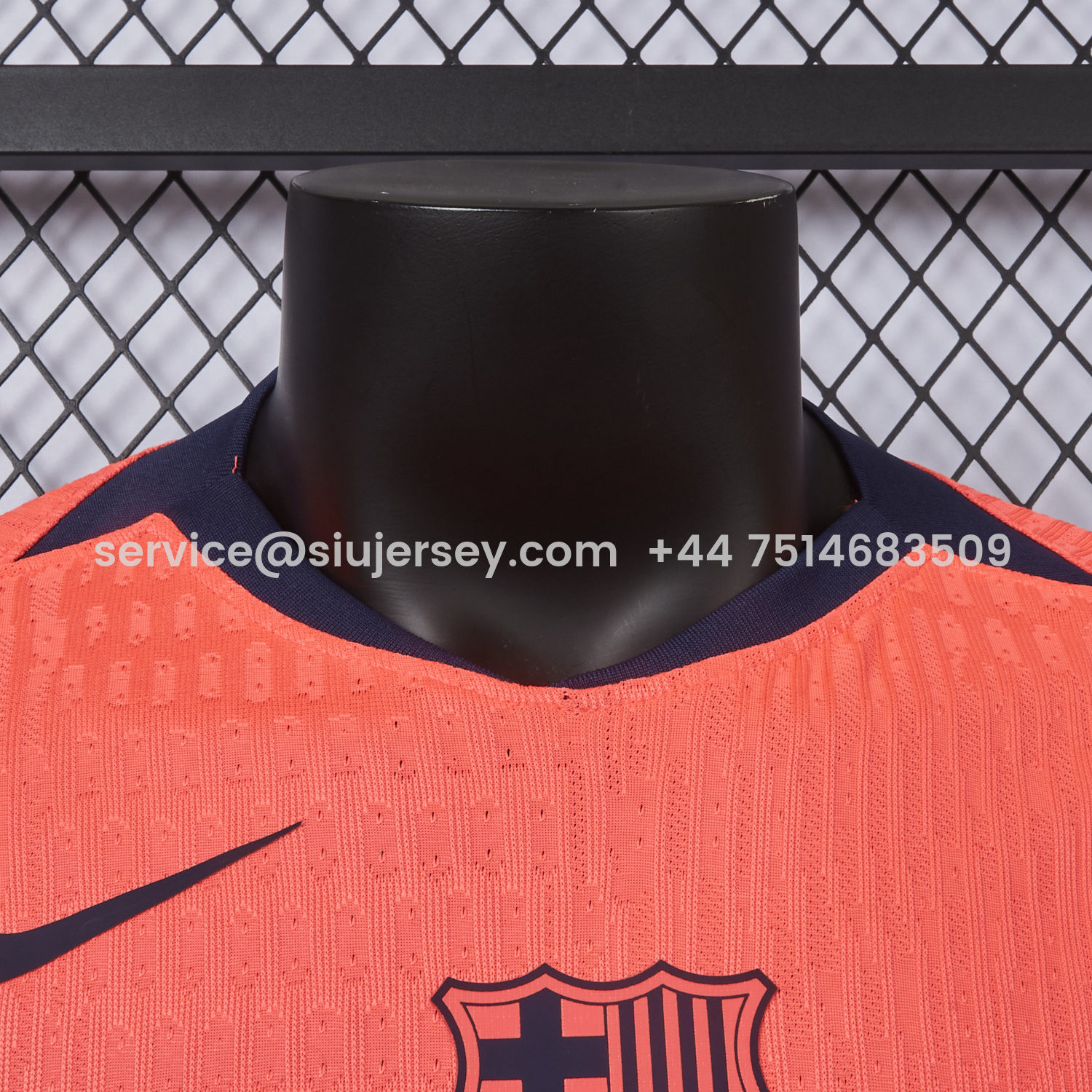 SIUjerseys-Barcelona 25-26 Third Orange Jersey - Player Version