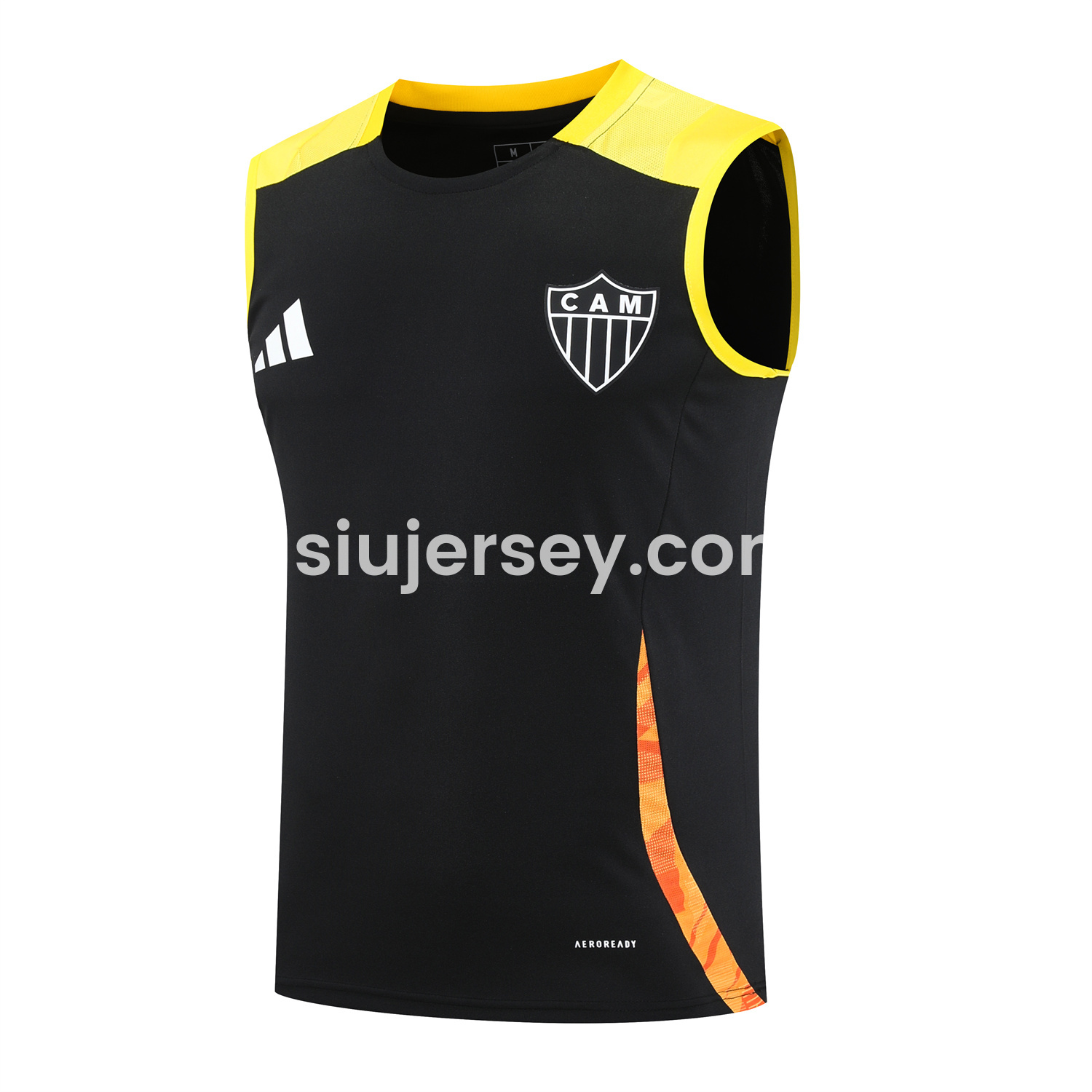 SIUjerseys-Atletico Mineiro 25-26 Vest Training Set - Black Vest With Black Shorts