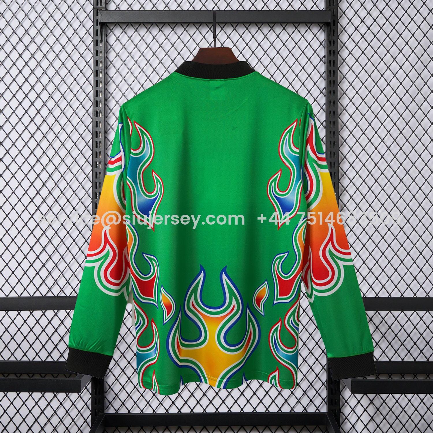 SIUjerseys-Retro Japan 1998 Green Goalkeeper Long Sleeves Jersey