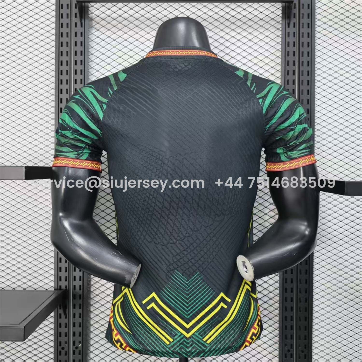 SIUjerseys-Mali 2026 Eagle Black Green Jersey - Player Version