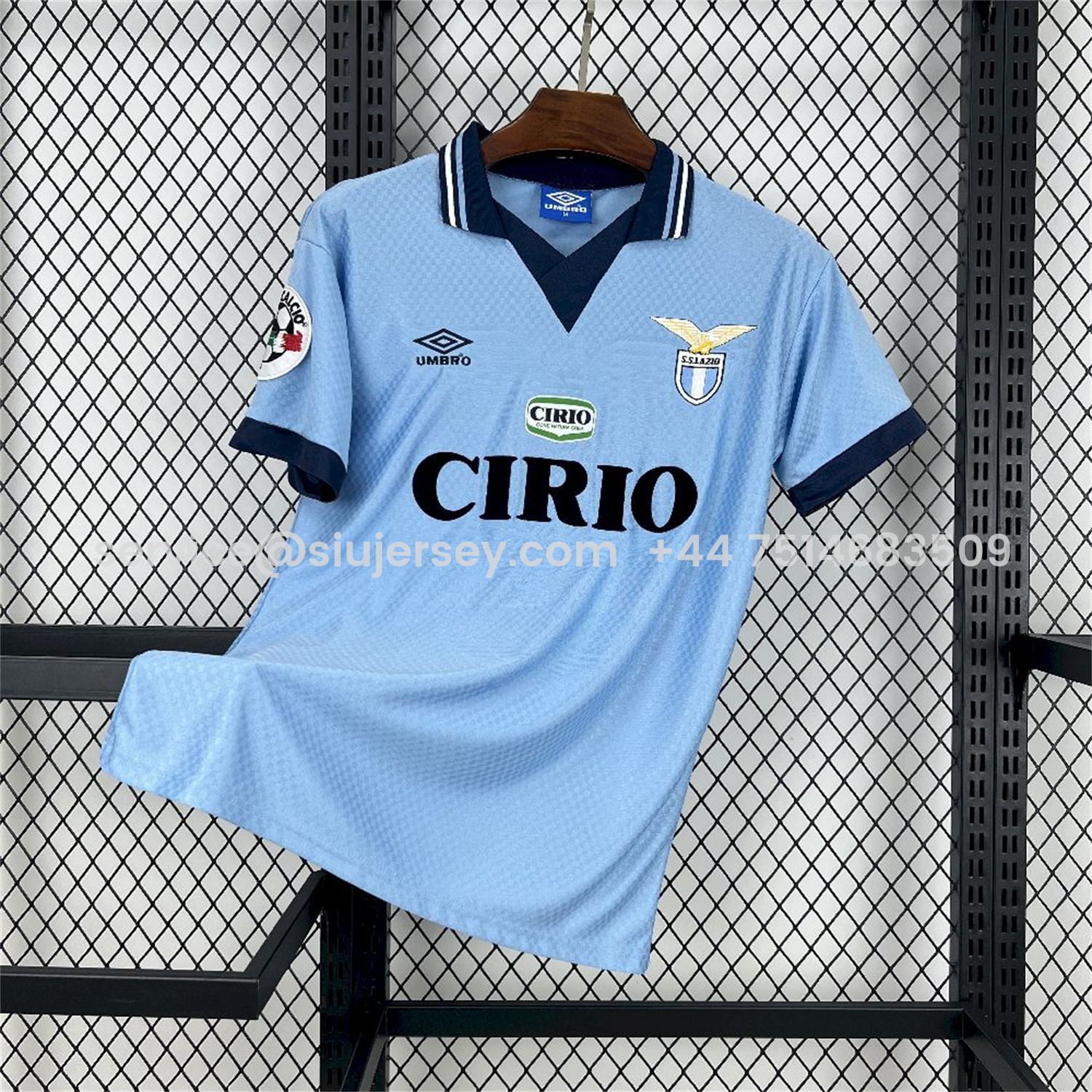 SIUjerseys-Retro Lazio 1996-97 Home Jersey