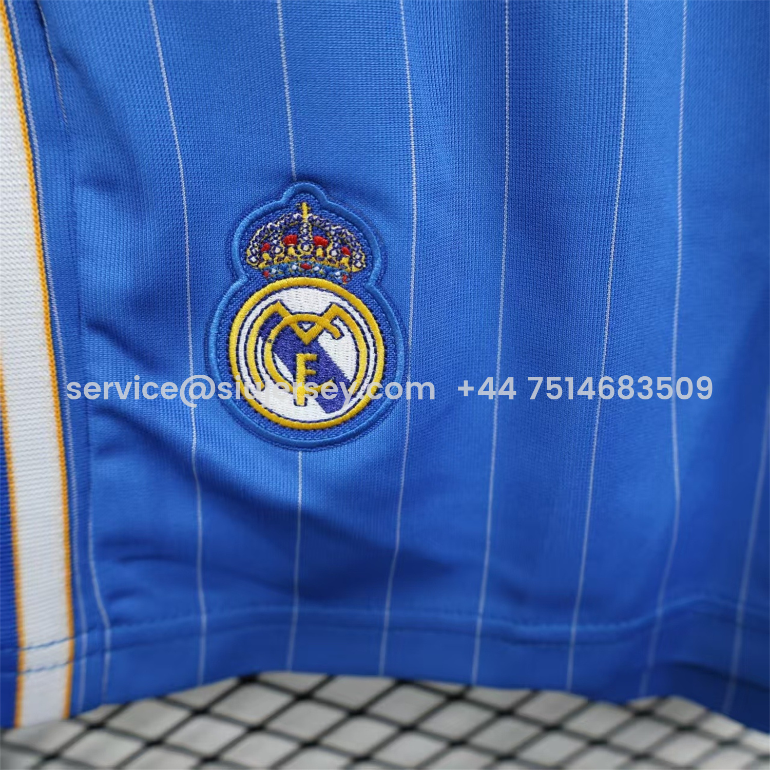 SIUjerseys-Real Madrid 25-26 Trefoil Blue Travel Shorts - Player Version