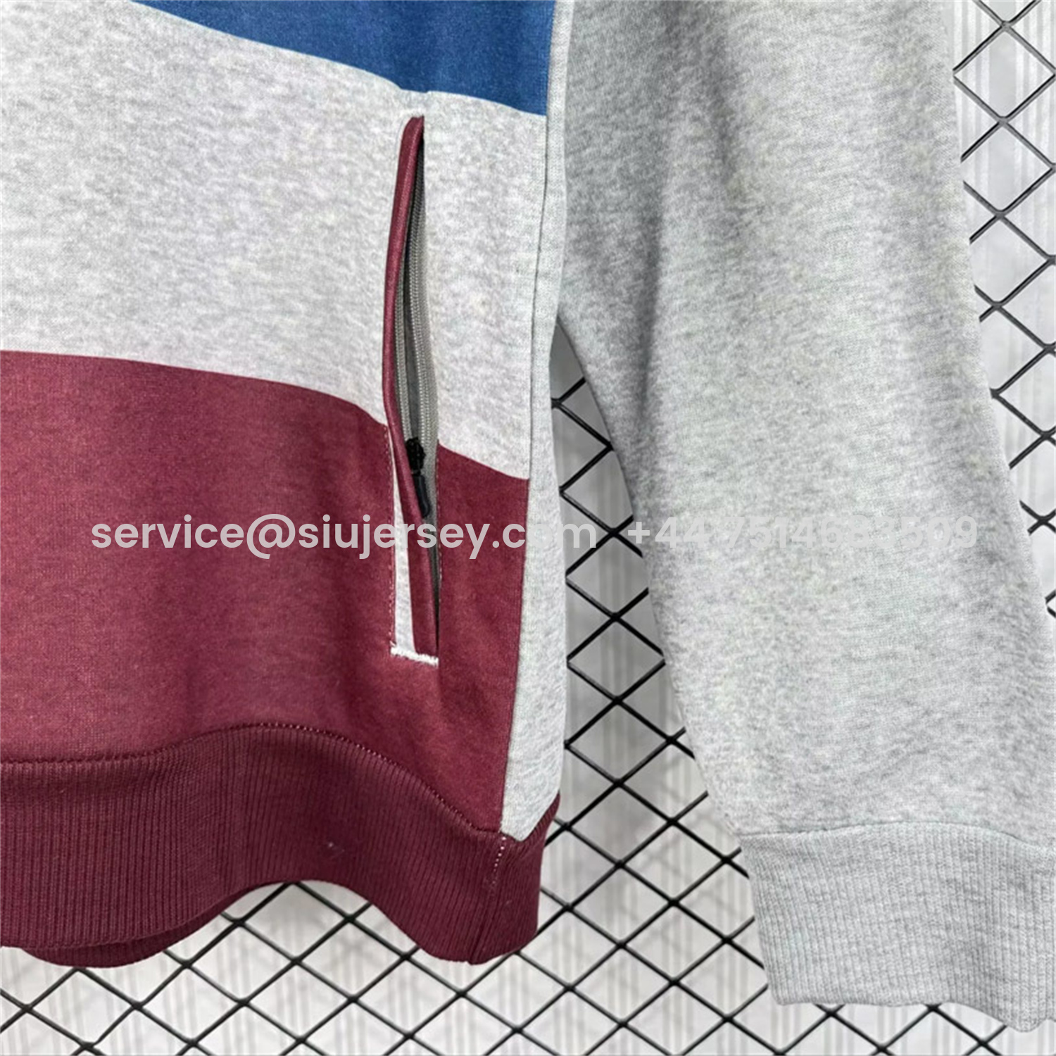 SIUjerseys-Retro Bayern Munich 2014-15 Grey Unisex Pullover Hoodie